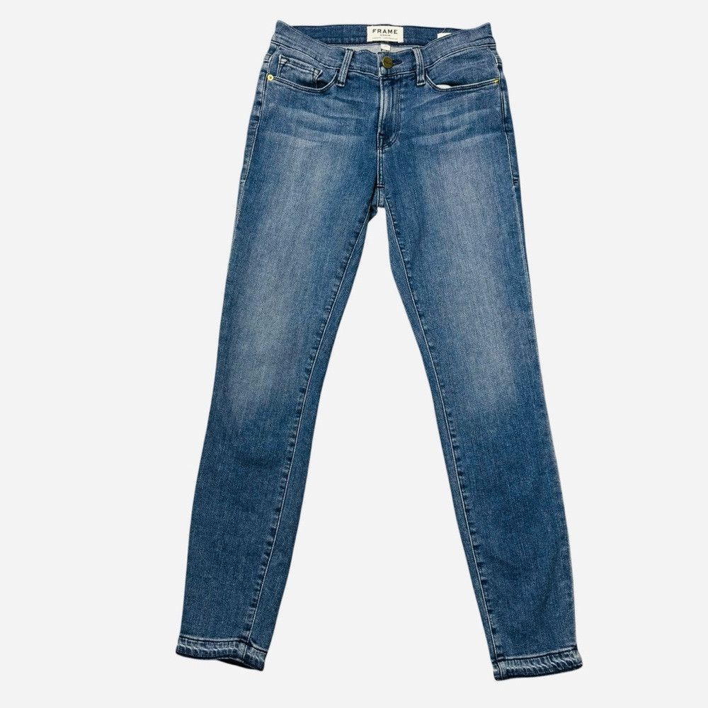 Frame FRAME Le Skinny De Jeanne Crop Jeans in Osage Size 27 Size 27" / US 4 / IT 40 - 2 Thumbnail