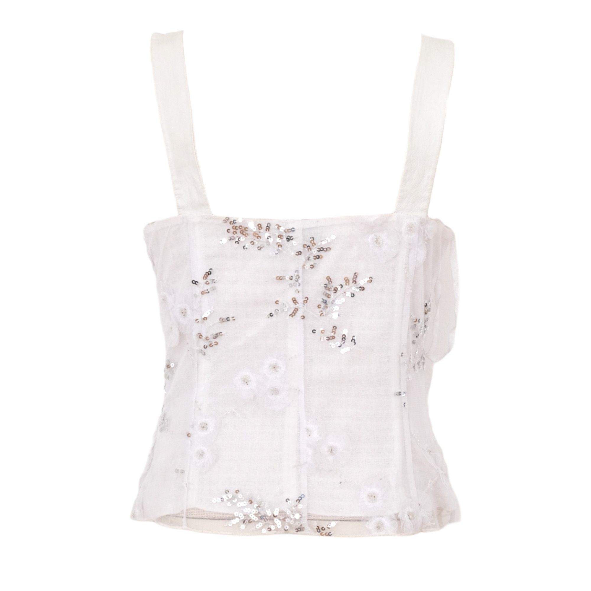 Dolce & Gabbana D&G 2000s Lace Corset Top Size L / US 10 / IT 46 - 2 Thumbnail