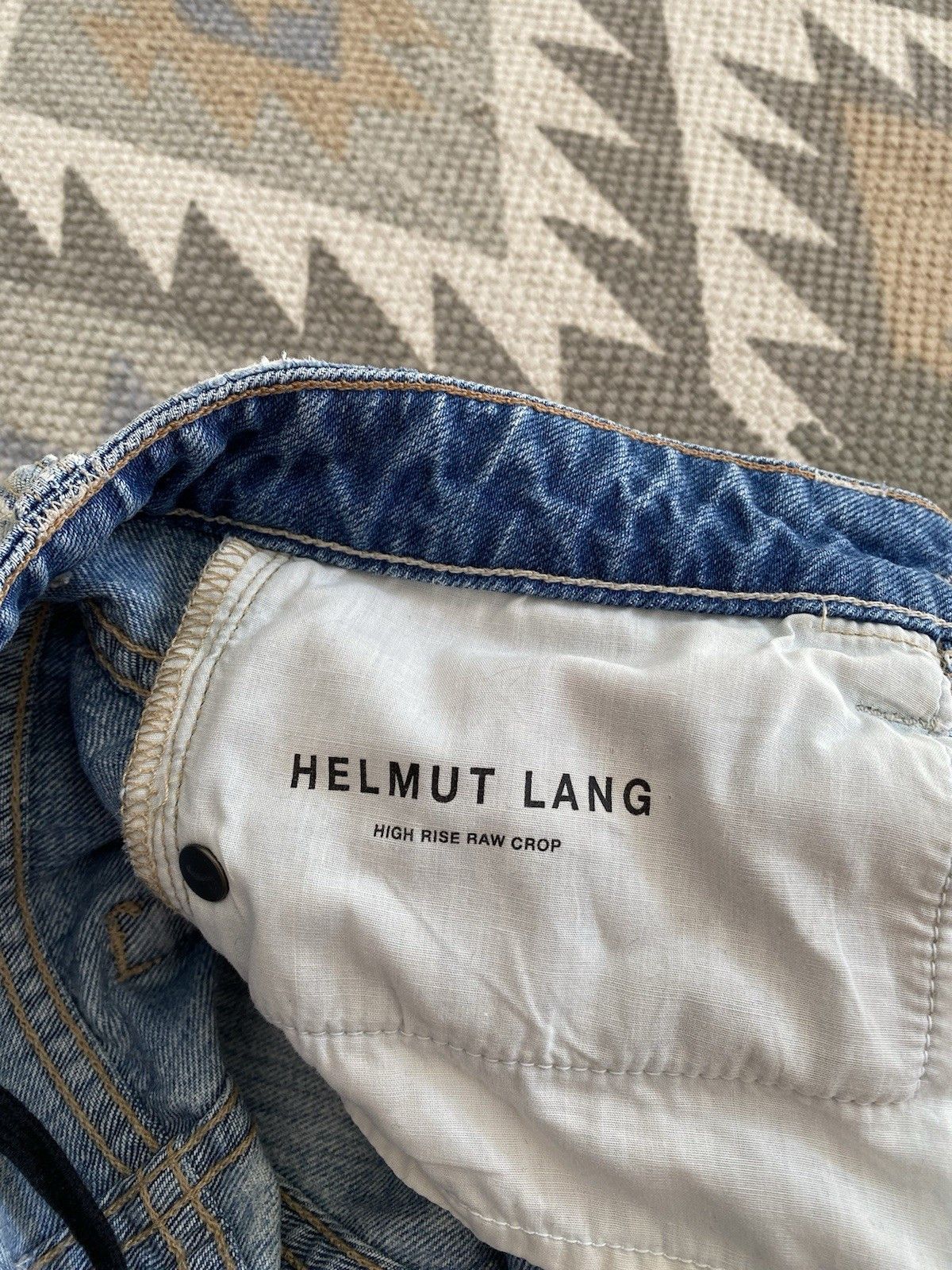 Helmut Lang Helmut Lang Womens Washed Denim Jeans Pants Size 26" / US 2 / IT 38 - 12 Thumbnail
