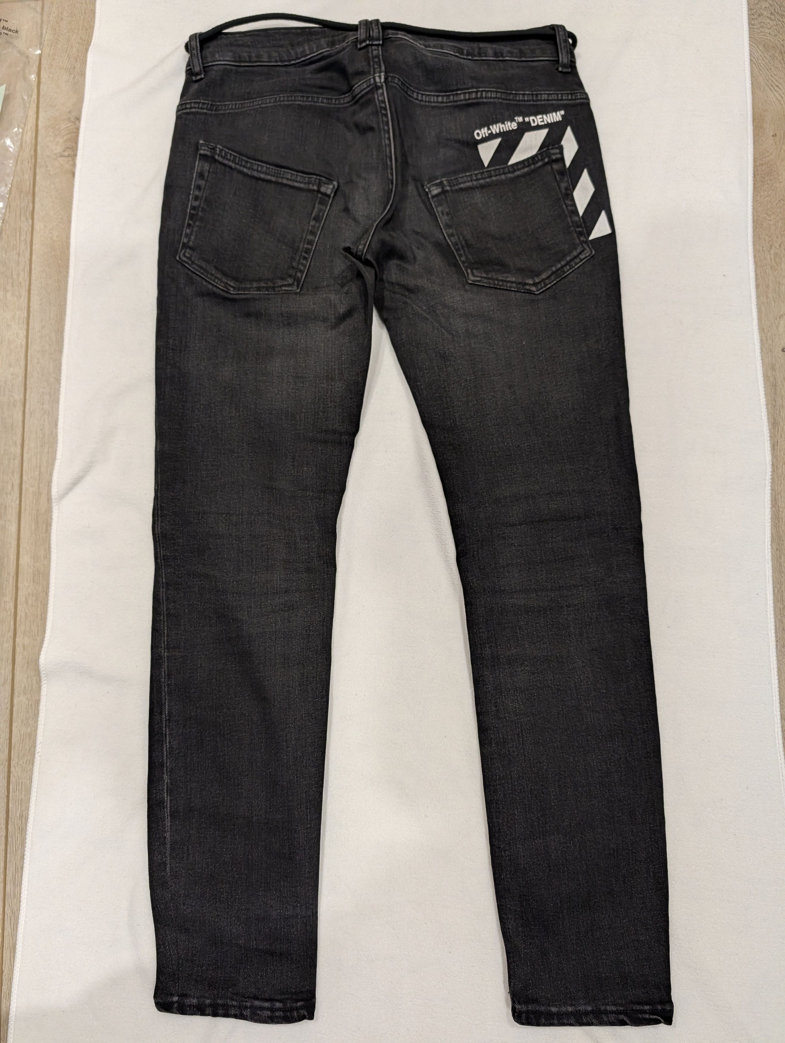 Off-White Off-White Skinny Black denim 2019 Size US 30 / EU 46 - 1 Thumbnail