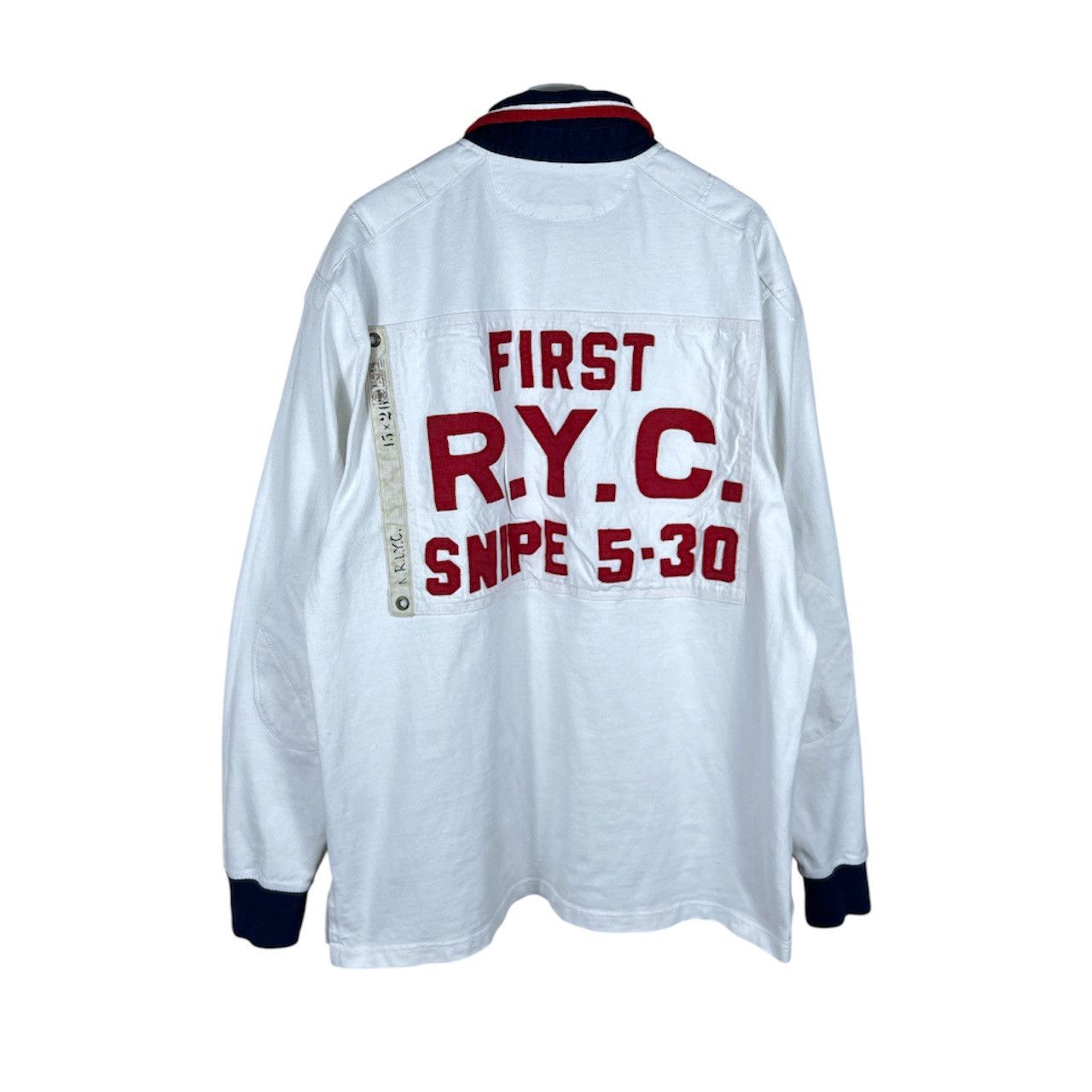 Polo Ralph Lauren Vintage 90s Polo by Ralph Lauren yachting polo long sleeve Size US L / EU 52-54 / 3 - 3 Thumbnail