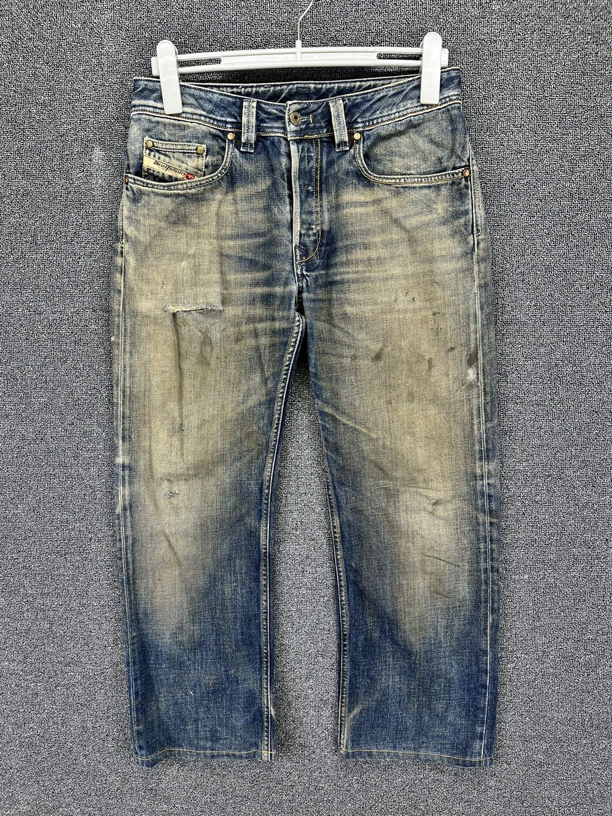 Diesel Vintage 90s Diesel Rare Punk Jeans Denim Pants Size US 29 - 1 Thumbnail