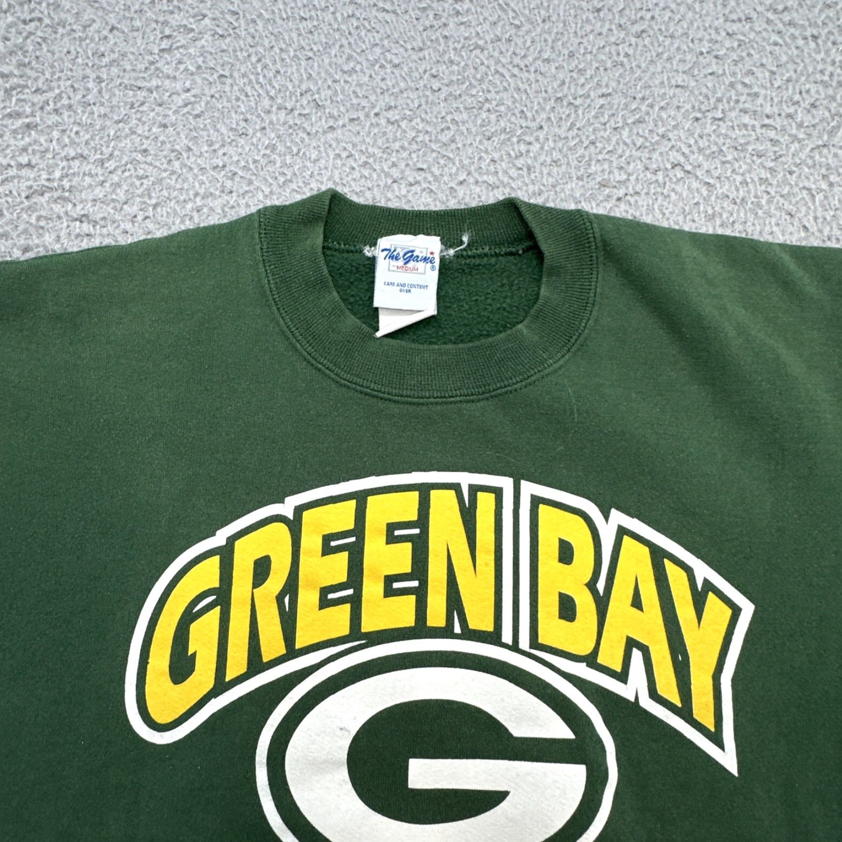 NFL VINTAGE The Game Sweatshirt Green Bay Packers 90s NFL Football USA Medium Mens Size US M / EU 48-50 / 2 - 4 Thumbnail