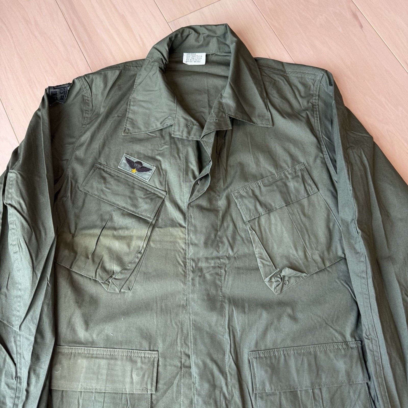 Other Vintage Vietnam Jungle Jacket Large Green OG 107 Hot Weather Size US L / EU 52-54 / 3 - 4 Thumbnail