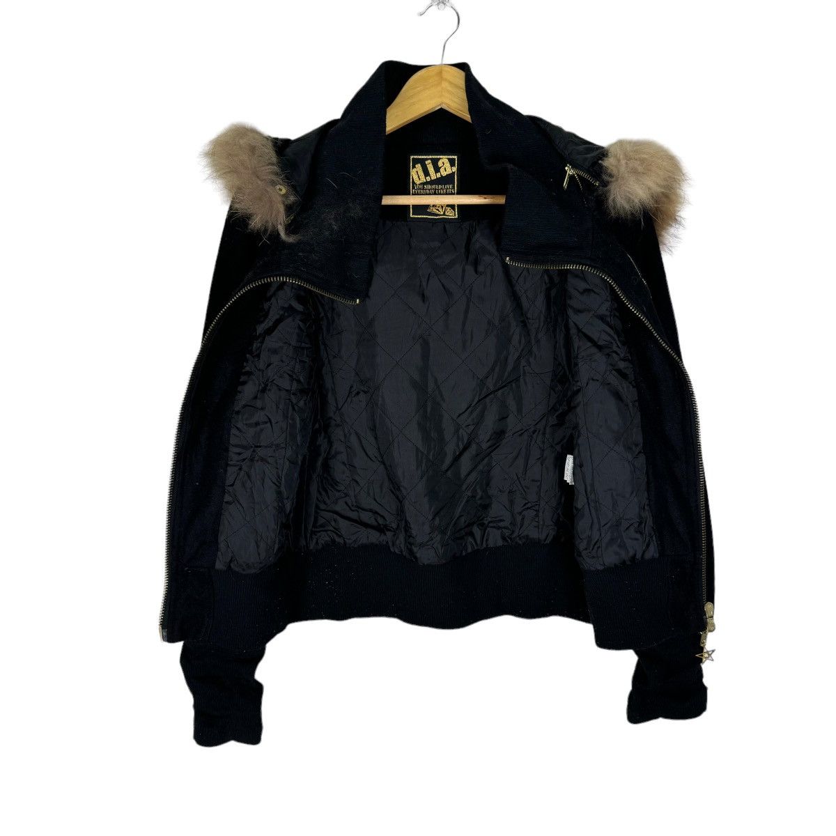If Six Was Nine ☀️D.I.A STARLIGHT FUR RACCOON HOODIE ZIPPER JACKET Size S / US 4 / IT 40 - 12 Thumbnail