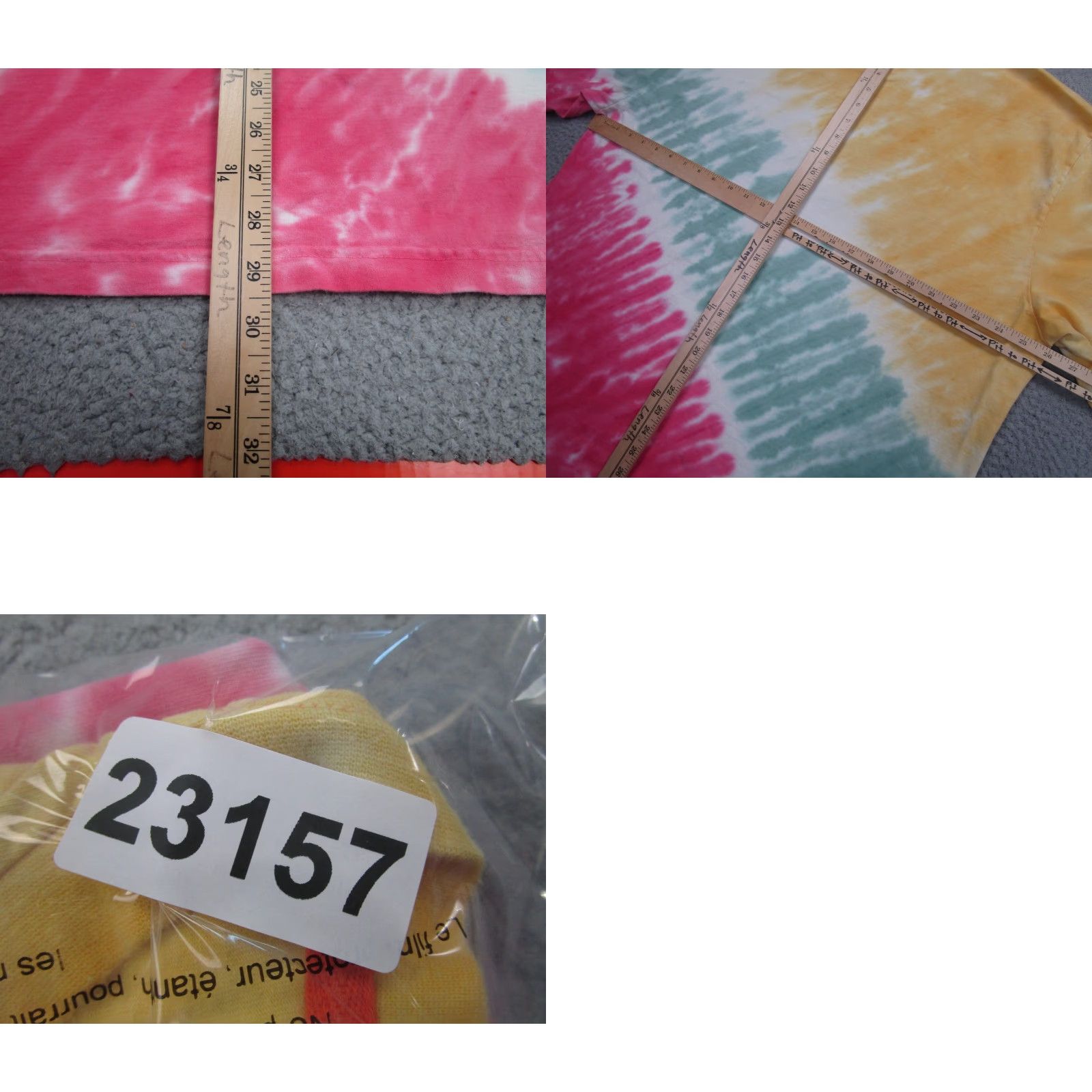 Just Don Just Don Shirt Mens 2XL Tie Dye All-City Basketball World Tour Boho Hippie Baggy Shirt Size US XXL / EU 58 / 5 - 8 Thumbnail