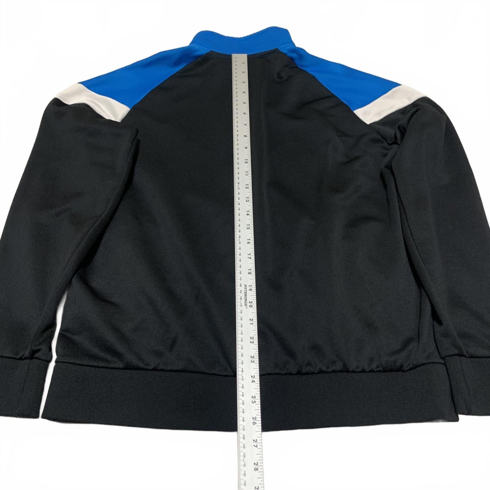Puma Puma Men's Size L Black Royal Blue Blue Track Jacket Zip Up Size US 34 / EU 50 - 9 Thumbnail