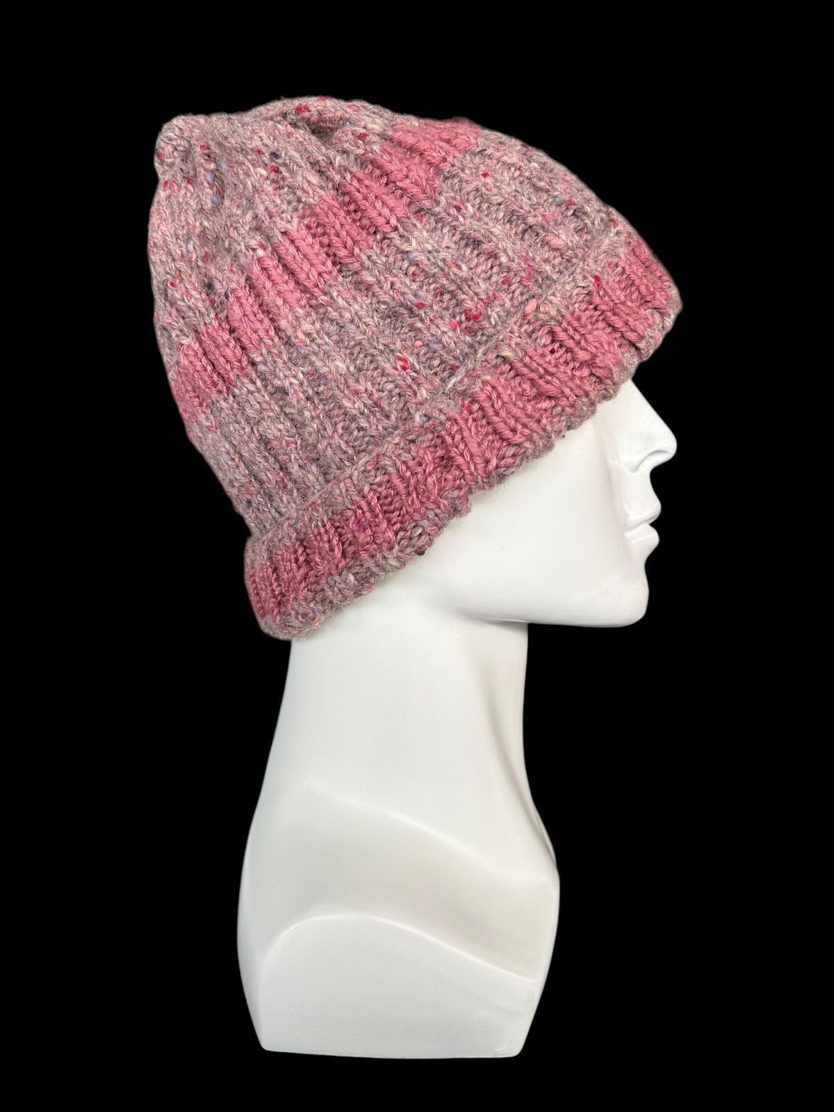 Japanese Brand × Kapital × Vintage Crochet knitted handmade Beanie Hats ☠️☠️ Size ONE SIZE - 3 Thumbnail