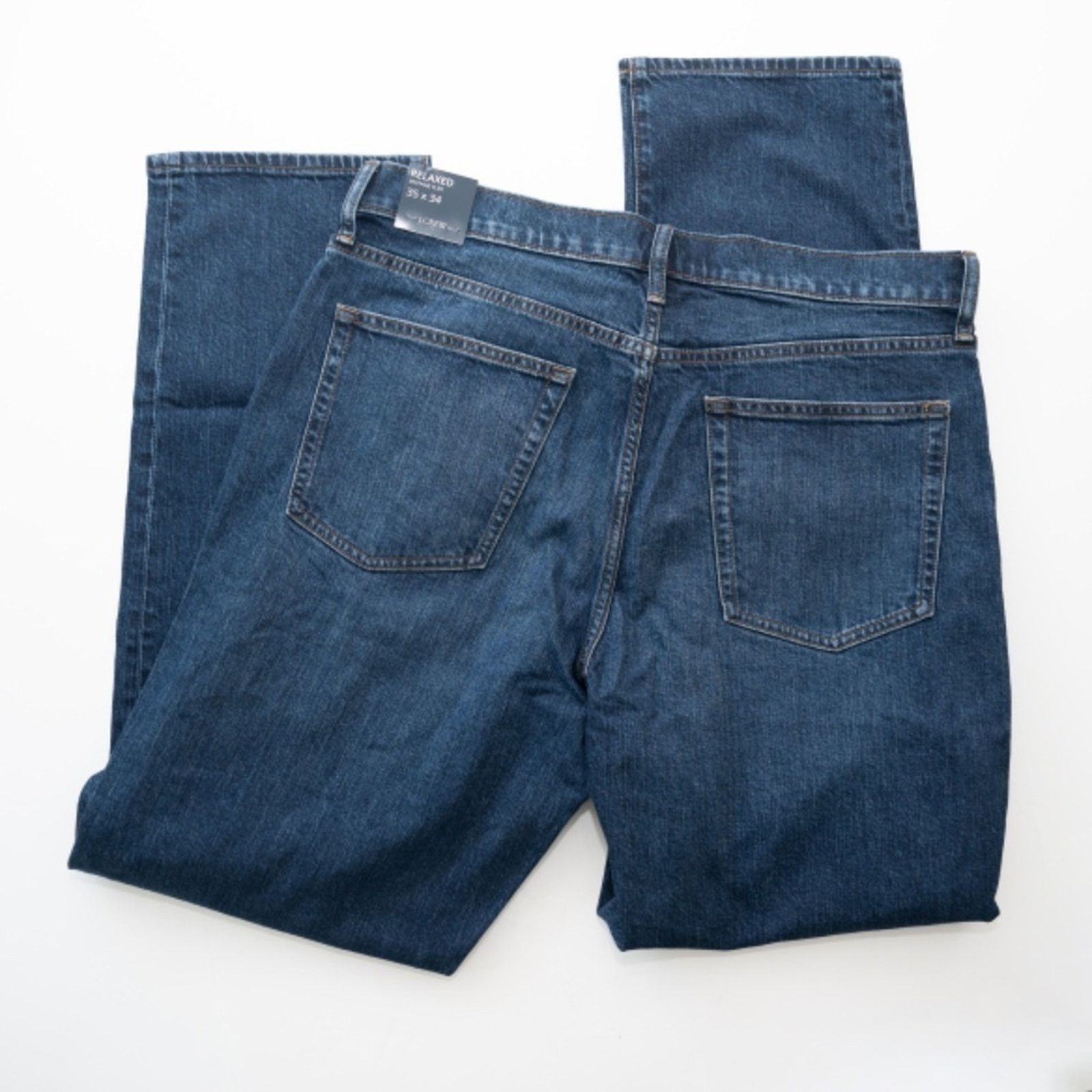J.Crew J Crew. Men's Relaxed Fit Jean. Size US 35 - 11 Thumbnail