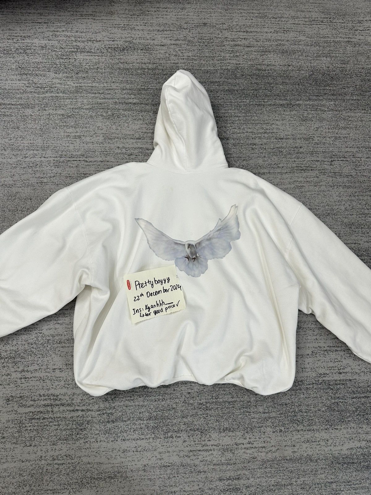Yeezy Gap Perfect Hoodie Sample White M
