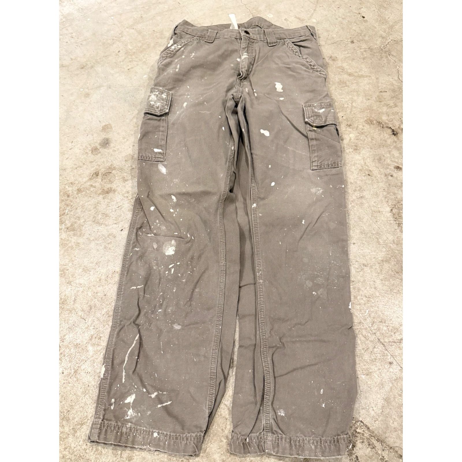 Carhartt VINTAGE Carhartt Cargo PAINTER Pants Mens 30x29 Brown THRASHED Size US 30 / EU 46 - 2 Thumbnail