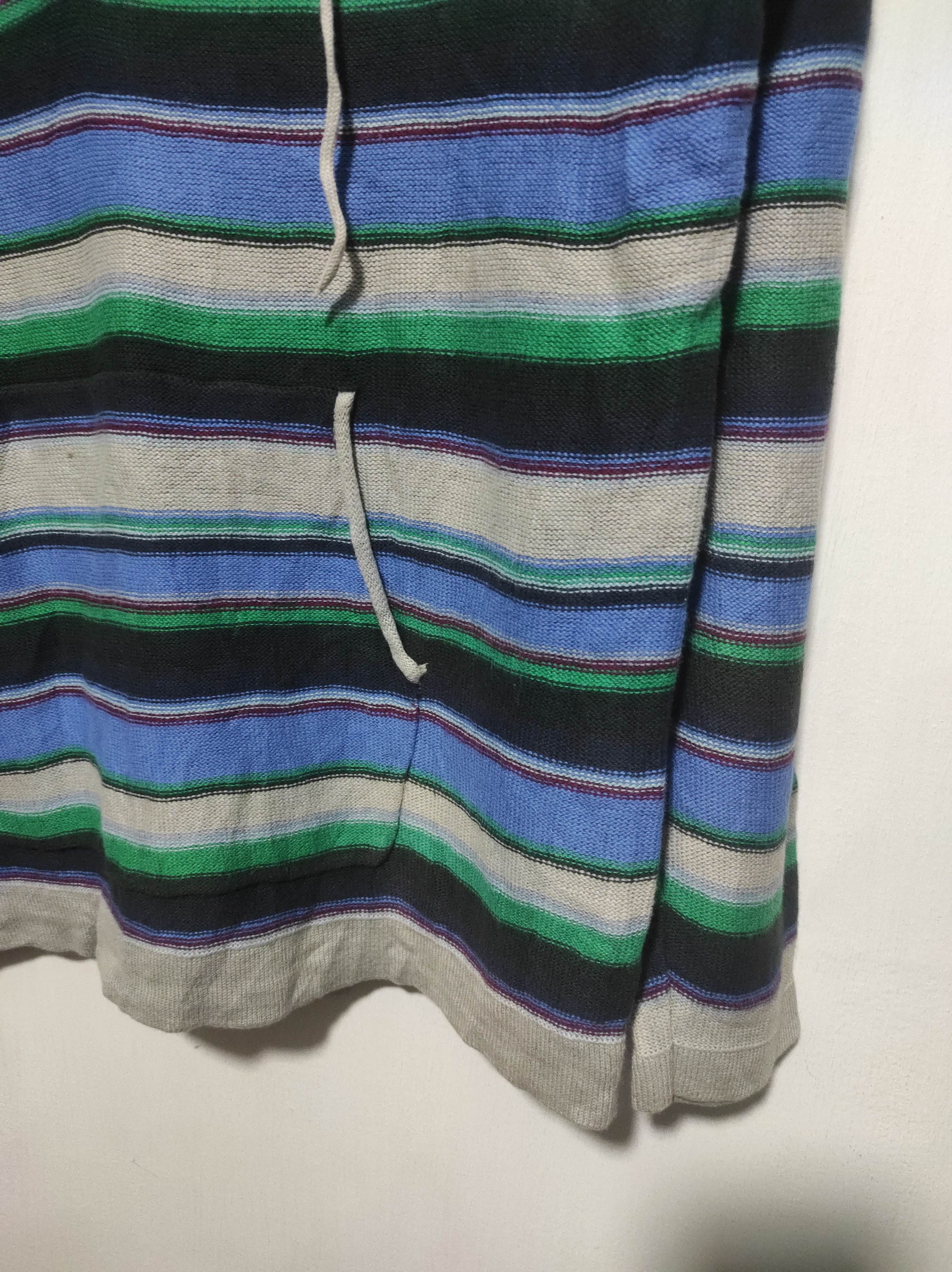 Hysteric Glamour Beams Stripe V neck zip fur hoodie i6w9 LGB style Size US M / EU 48-50 / 2 - 7 Thumbnail