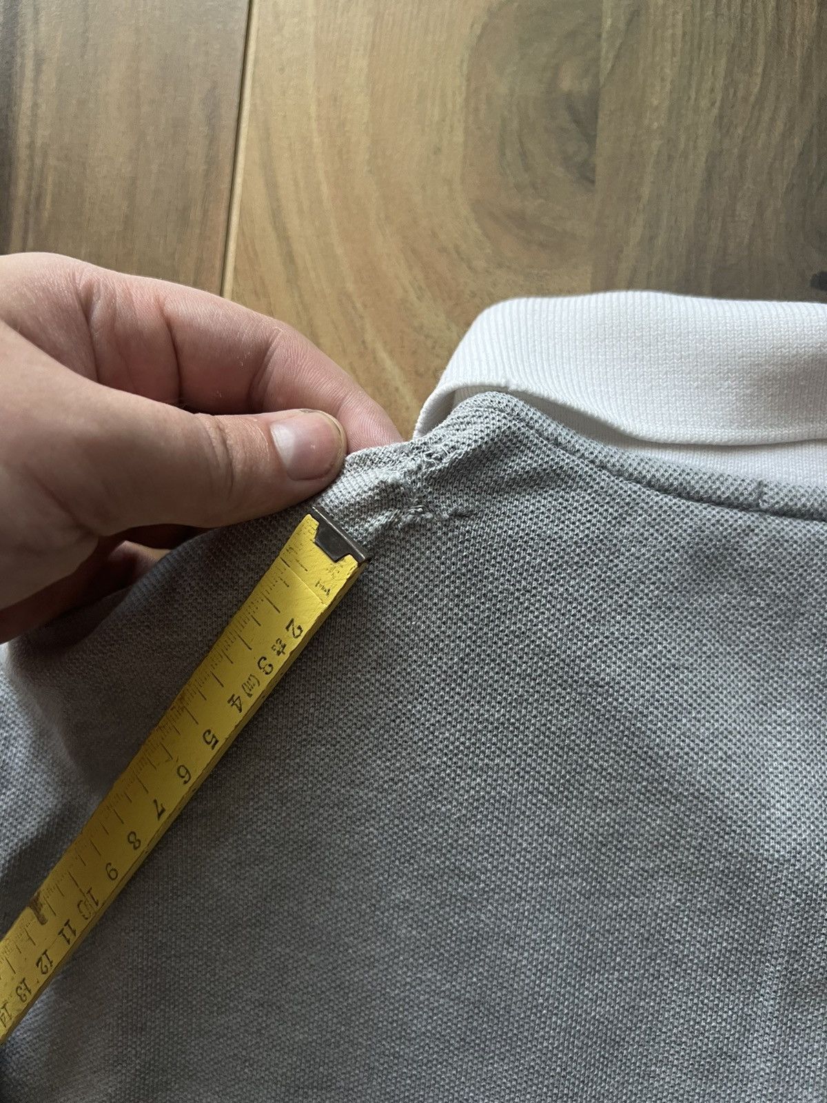 Moncler Moncler Polo T Shirt Logo Vintage Size US L / EU 52-54 / 3 - 7 Thumbnail