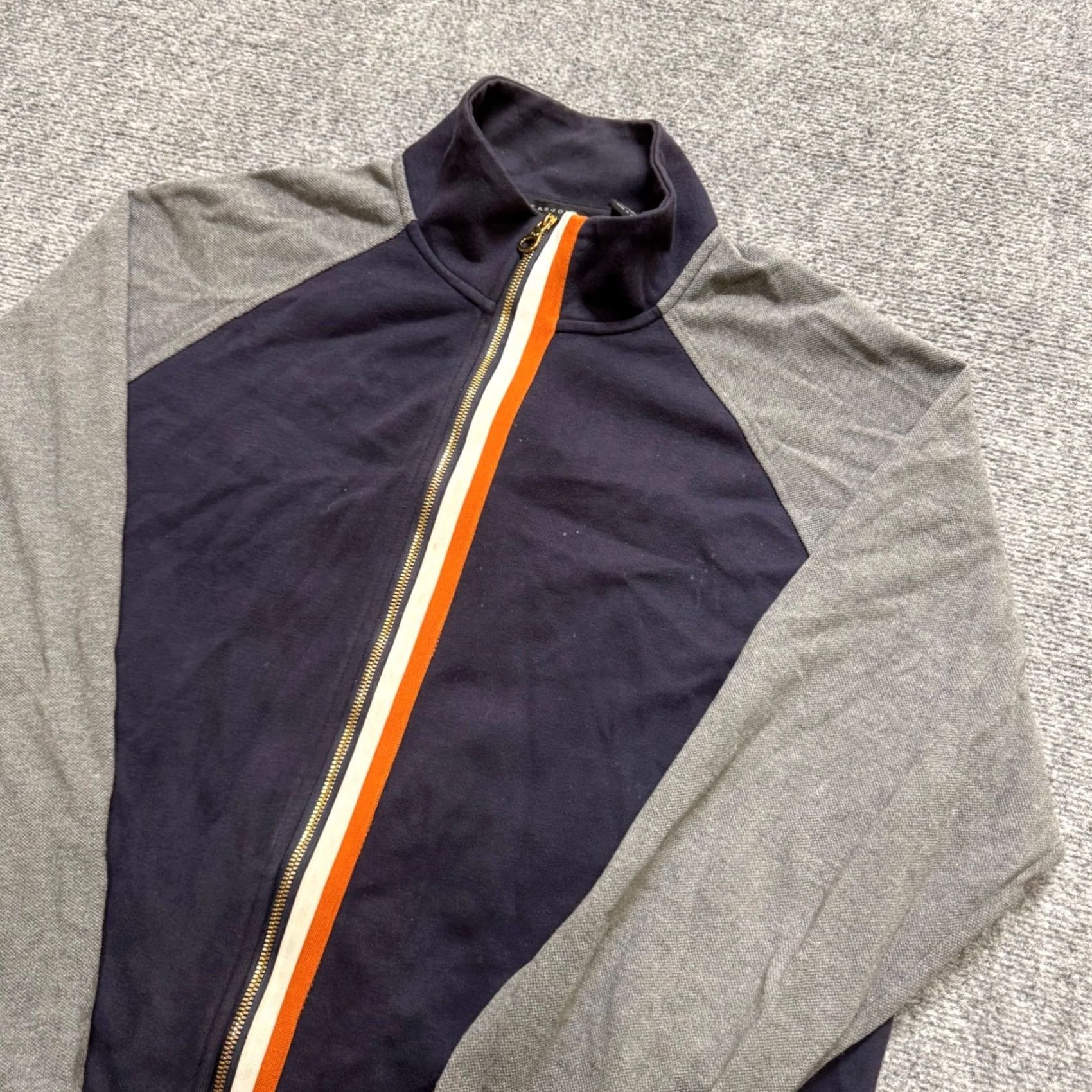 Vintage VINTAGE Sean John Full-zip Jacket Men 2XL Navy Blue Striped Y2K Hip-hop Diddy Jacket Size US XXL / EU 58 / 5 - 3 Thumbnail