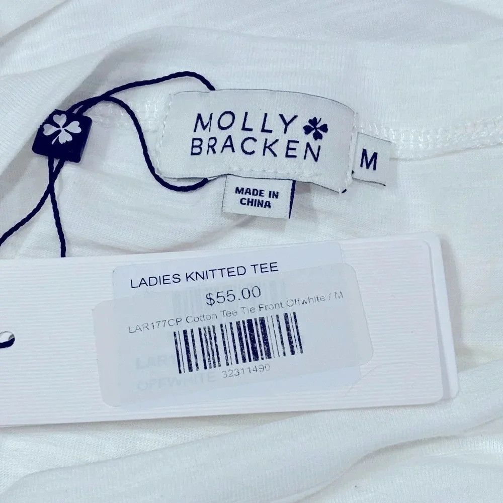 Other Molly Bracken Tie Front Tee NWT Size M / US 6-8 / IT 42-44 - 3 Thumbnail