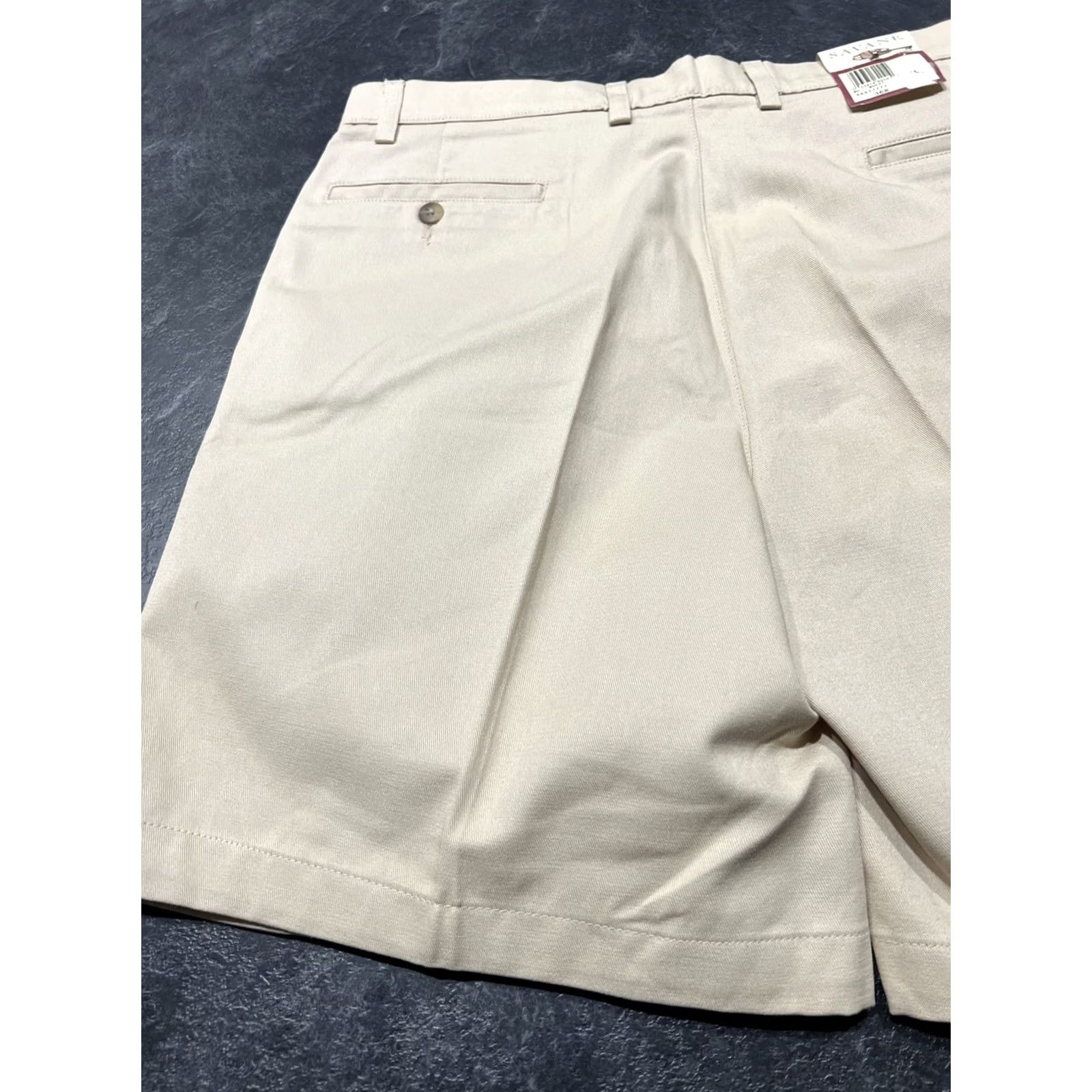 Savane Savane Mens Bermuda Shorts Khaki 36 Hiking Pockets 100% Cotton Relaxed Regular Size Khaki Summers Men Size US 36 / EU 52 - 6 Thumbnail