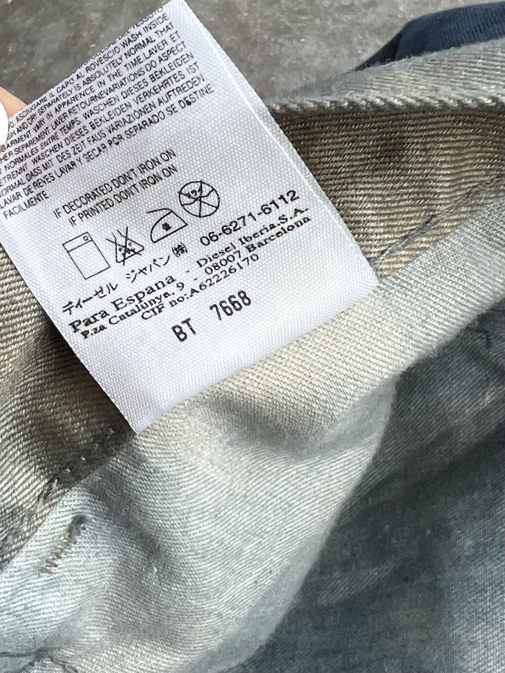 Diesel Diesel jeans tie dye abstract colorful Size 28" / US 6 / IT 42 - 10 Thumbnail