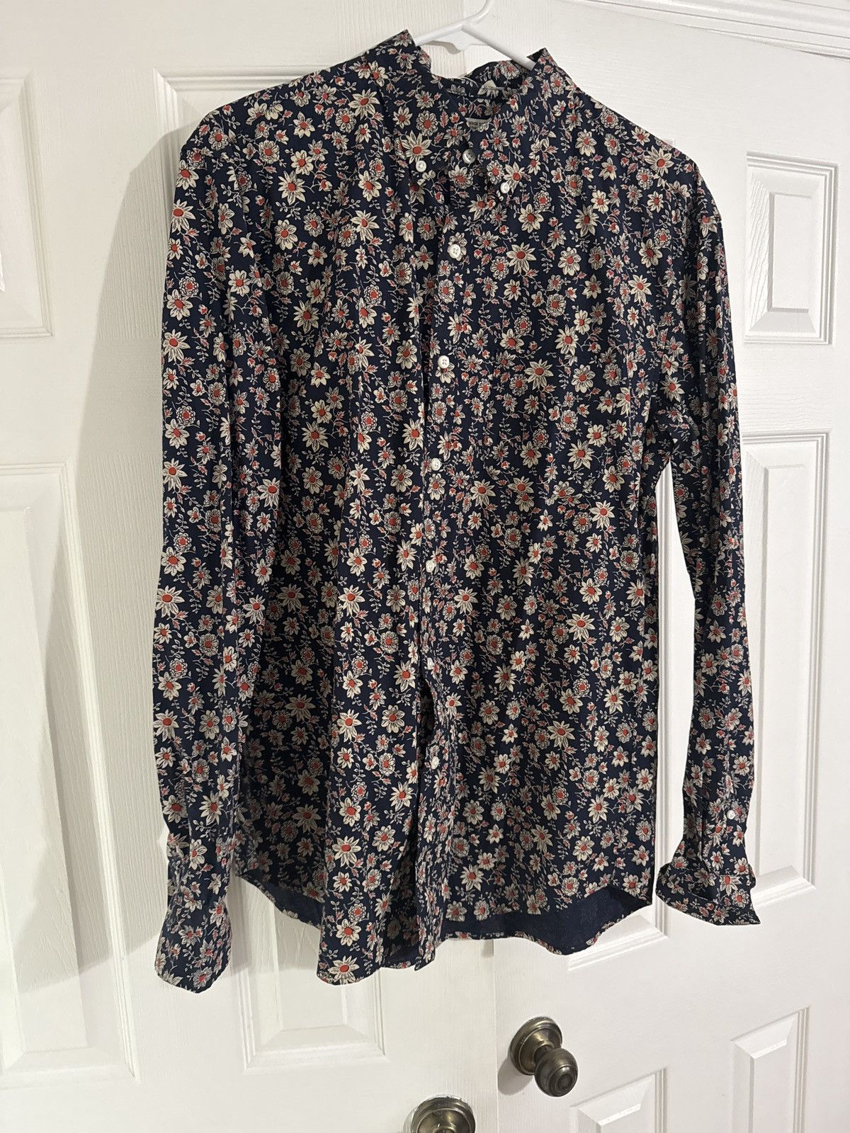 J.Crew Jcrew button down flower shirt slim Size US L / EU 52-54 / 3 - 1 Thumbnail