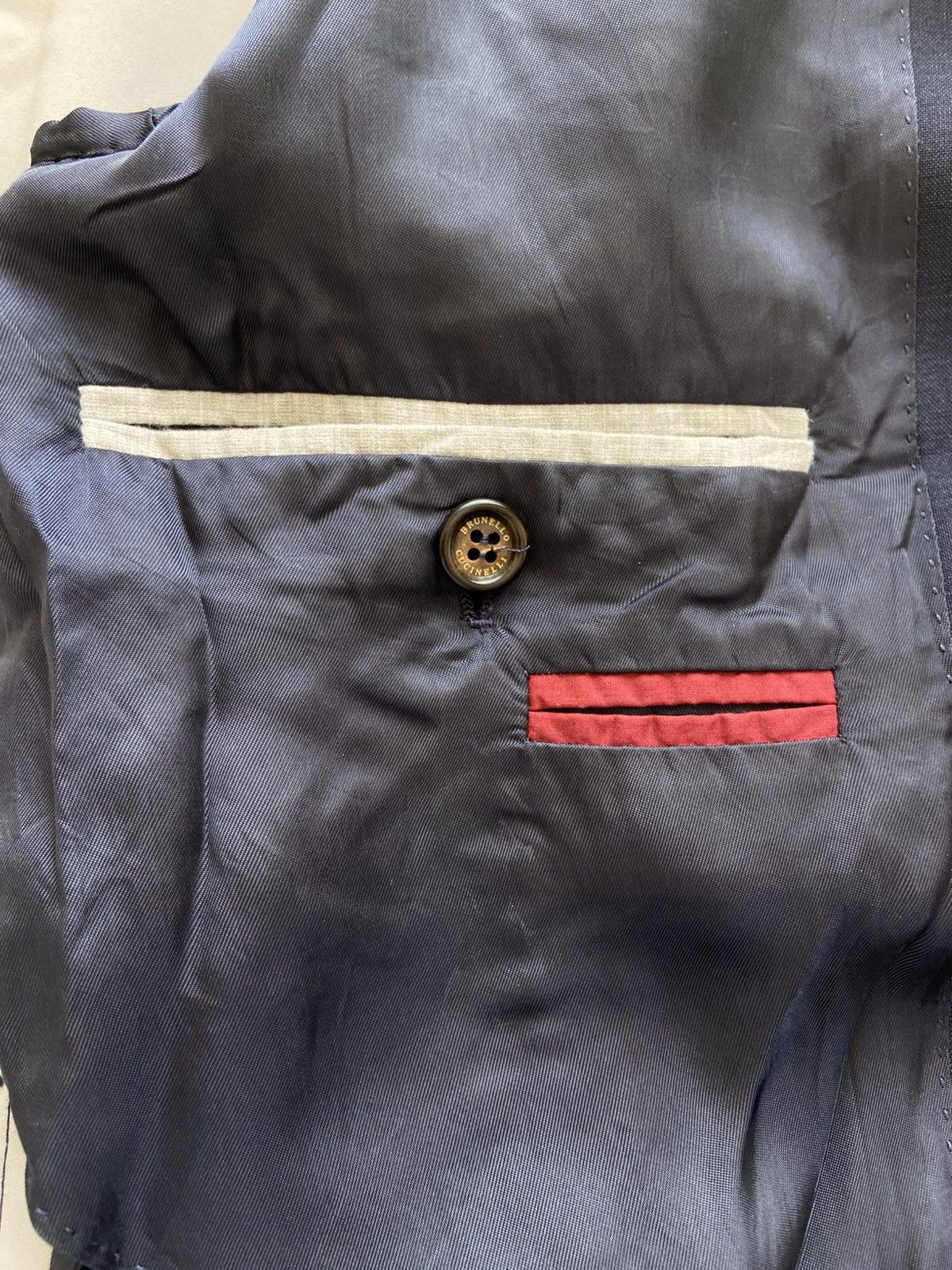 Brunello Cucinelli Brunello Cucinelli Double Breasted Blazer Size 40R - 16 Thumbnail
