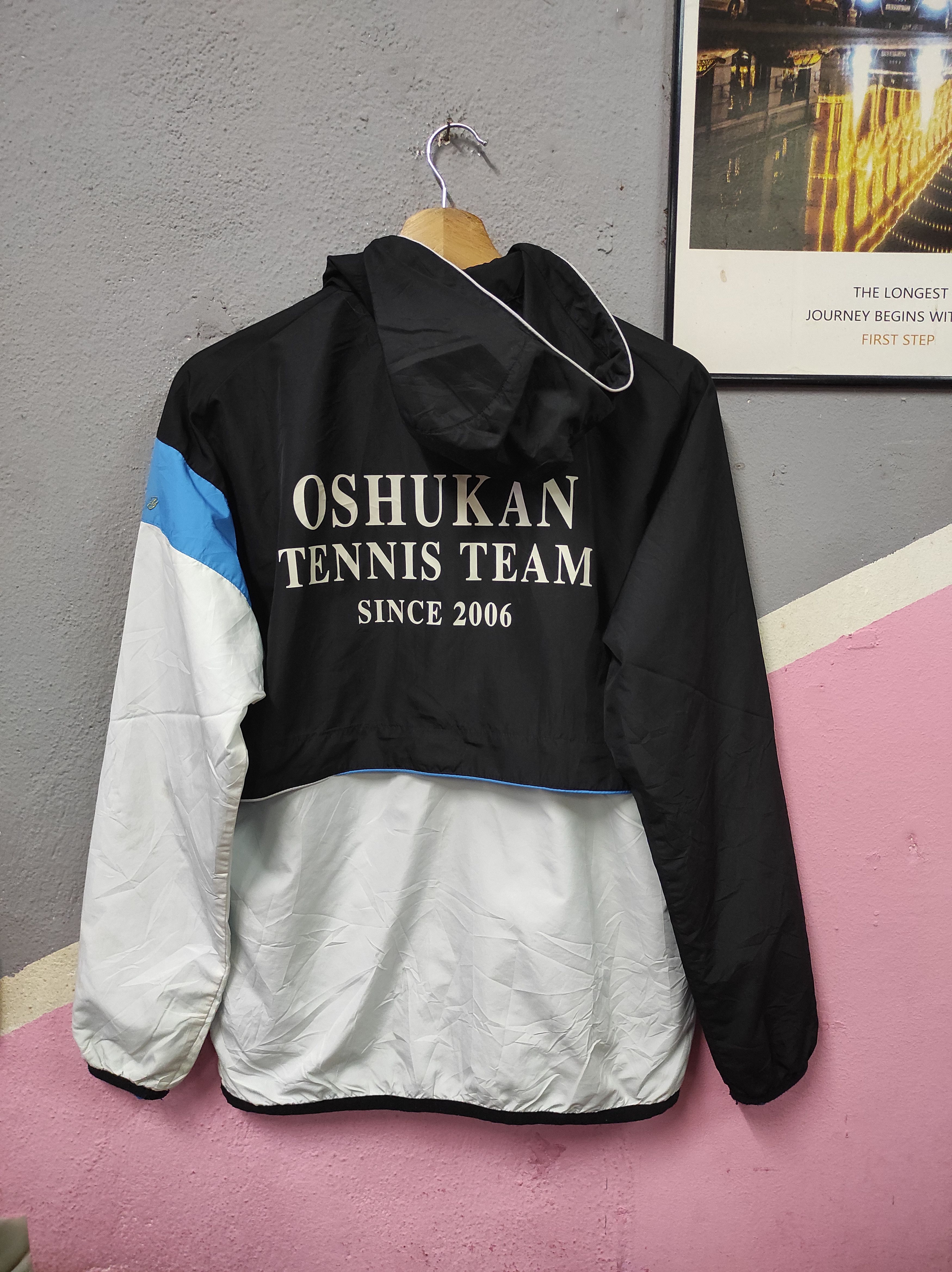 Diadora × Japanese Brand DIADORA OSHUKAN TENNIS TEAM LIGHT JACKET HOODED Size US M / EU 48-50 / 2 - 1 Thumbnail