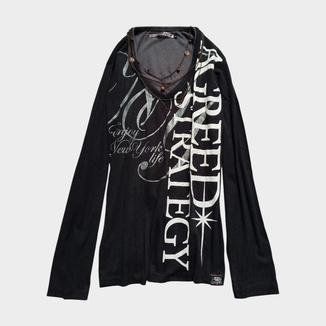 14th Addiction Euroyal poem long sleeve tshirt Size US M / EU 48-50 / 2 - 1 Thumbnail