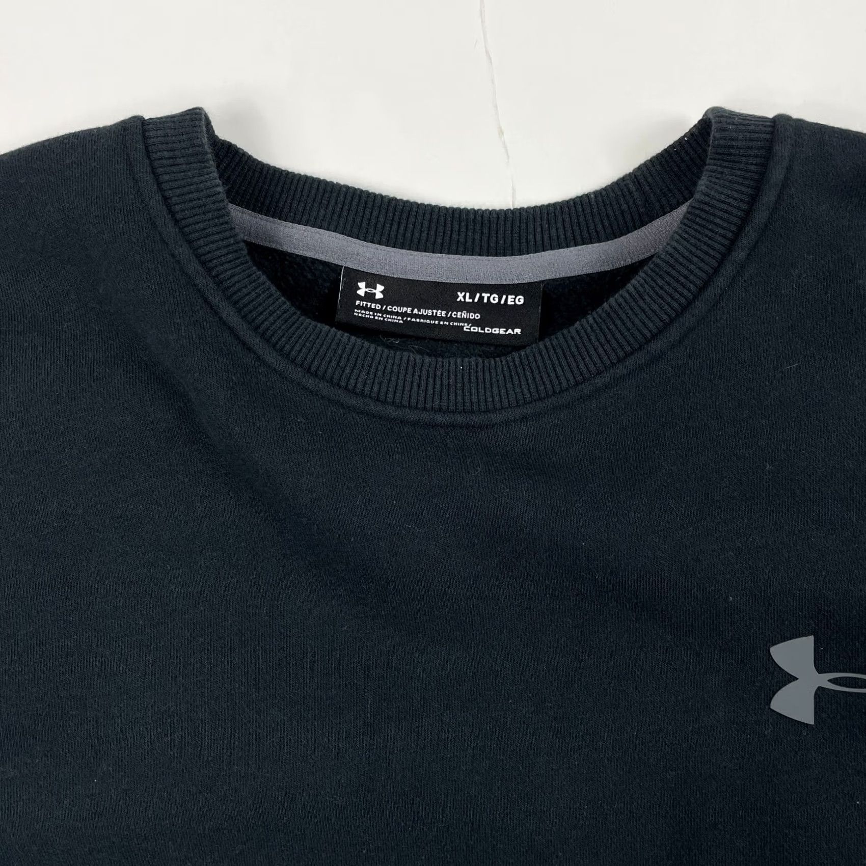 Under Armour Under Armour Sweatshirt Mens XL Black ColdGear Long Sleeve Sweatshirt Pullover Logo Regular Fit Mens Size US XL / EU 56 / 4 - 7 Thumbnail