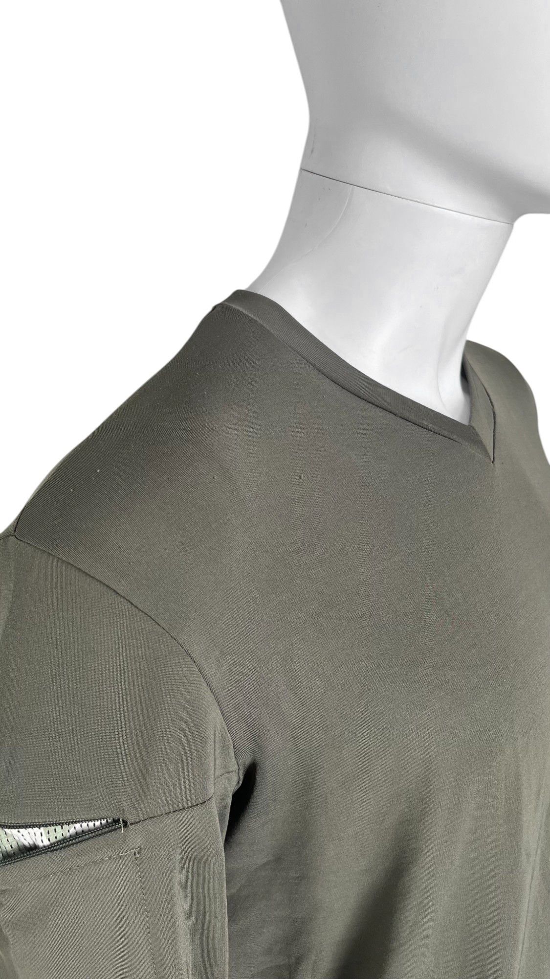 Marithe + Francois Girbaud Tactical Kaki Longsleeve Size US M / EU 48-50 / 2 - 10 Thumbnail