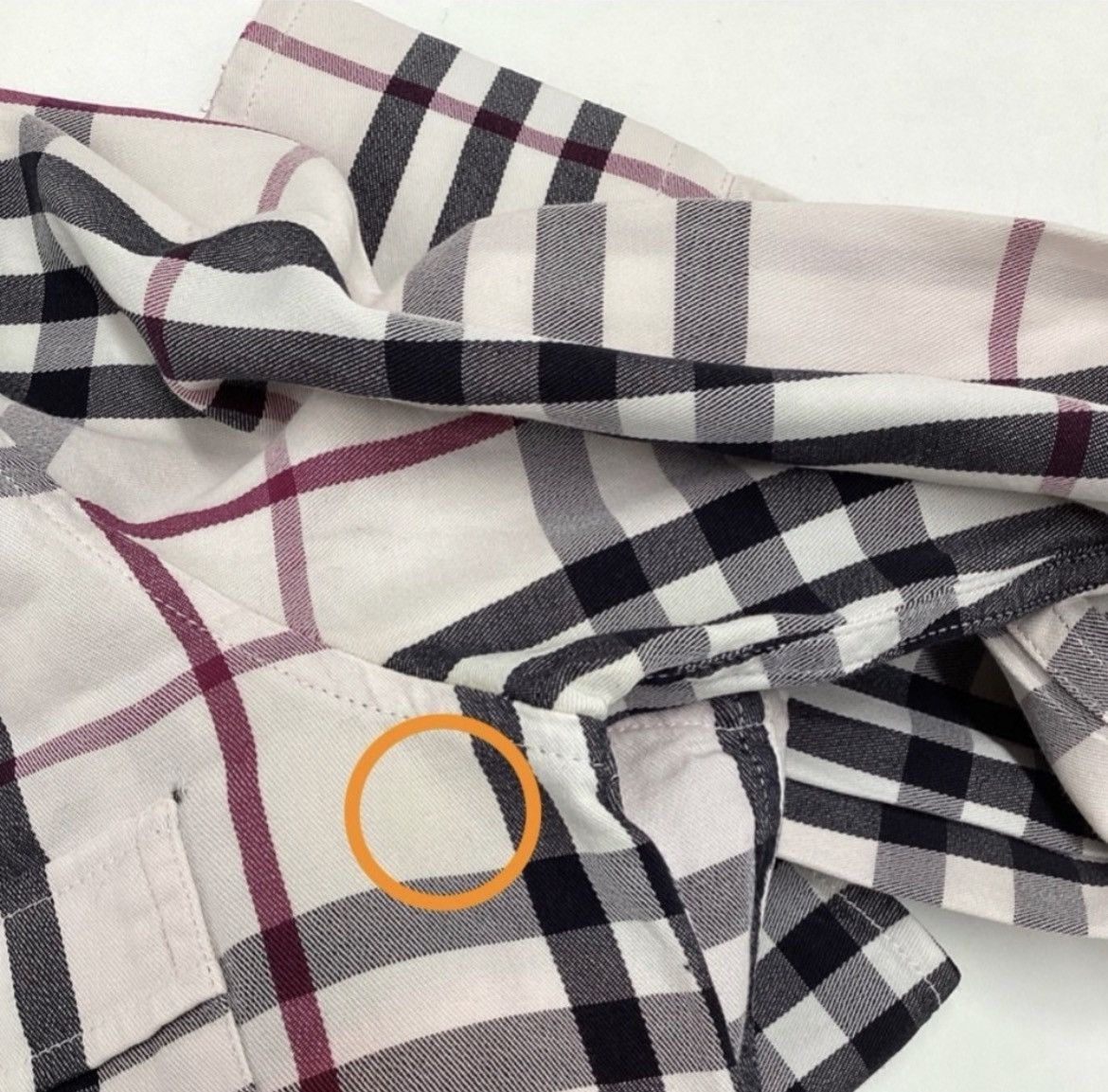 Burberry Burberry London Dusty Pink Nova Check Button Down sz XS Size XS / US 0-2 / IT 36-38 - 12 Thumbnail