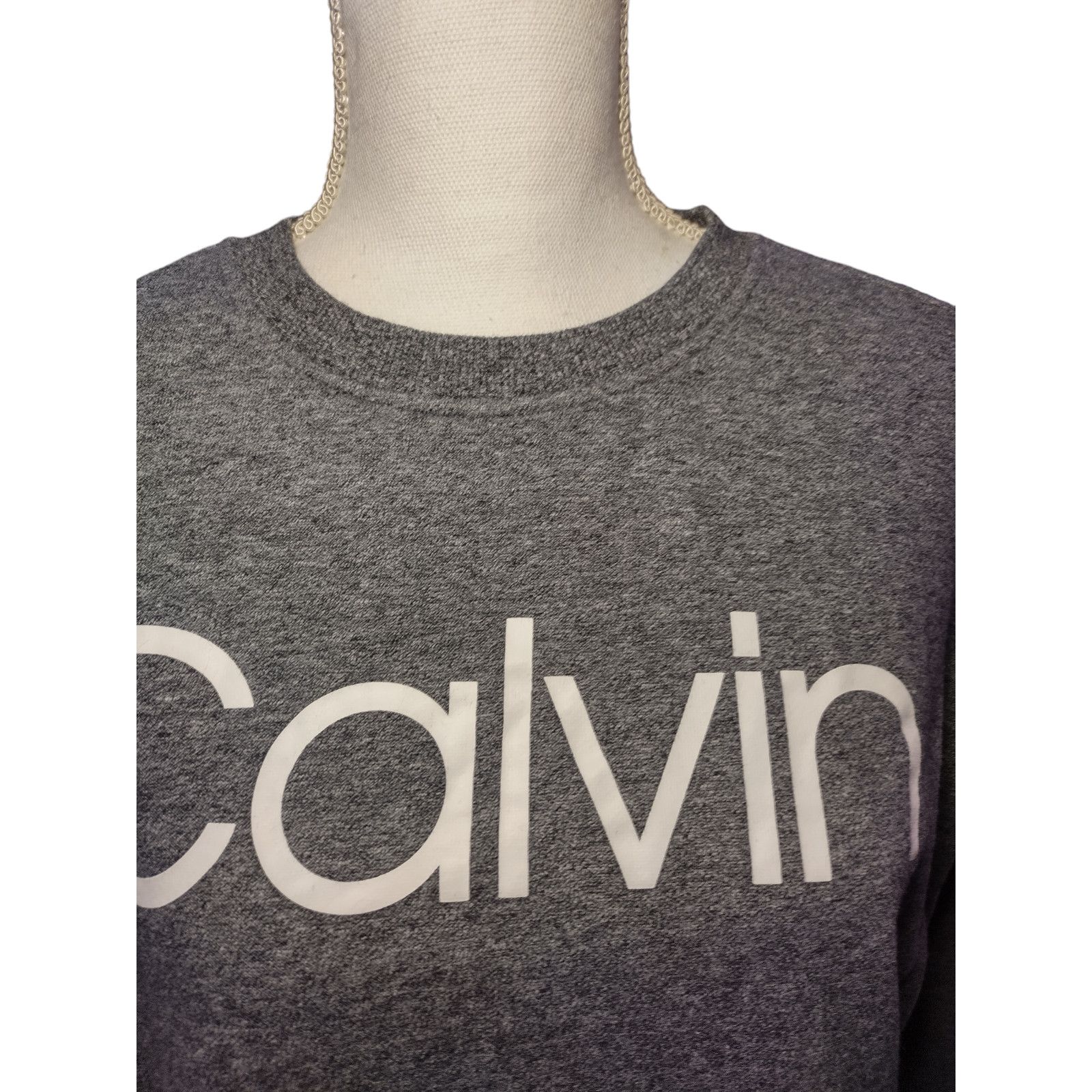 Calvin Klein Calvin Klein Womens Classic Sweatshirt Relaxed Fit Gray Sm Size S / US 4 / IT 40 - 2 Thumbnail