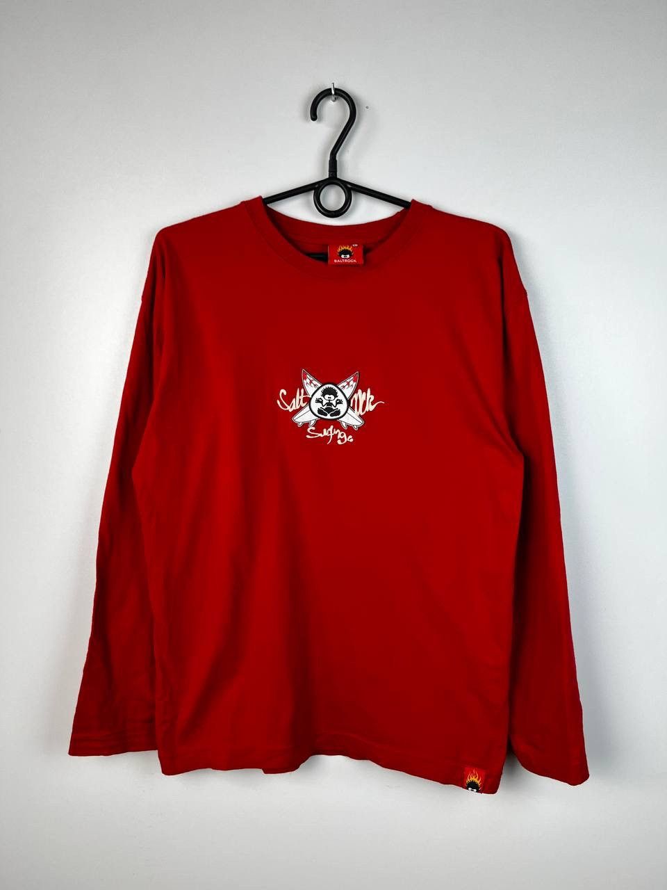 Vintage Saltrock boarding company streetwear long sleeve size L Size US L / EU 52-54 / 3 - 1 Thumbnail