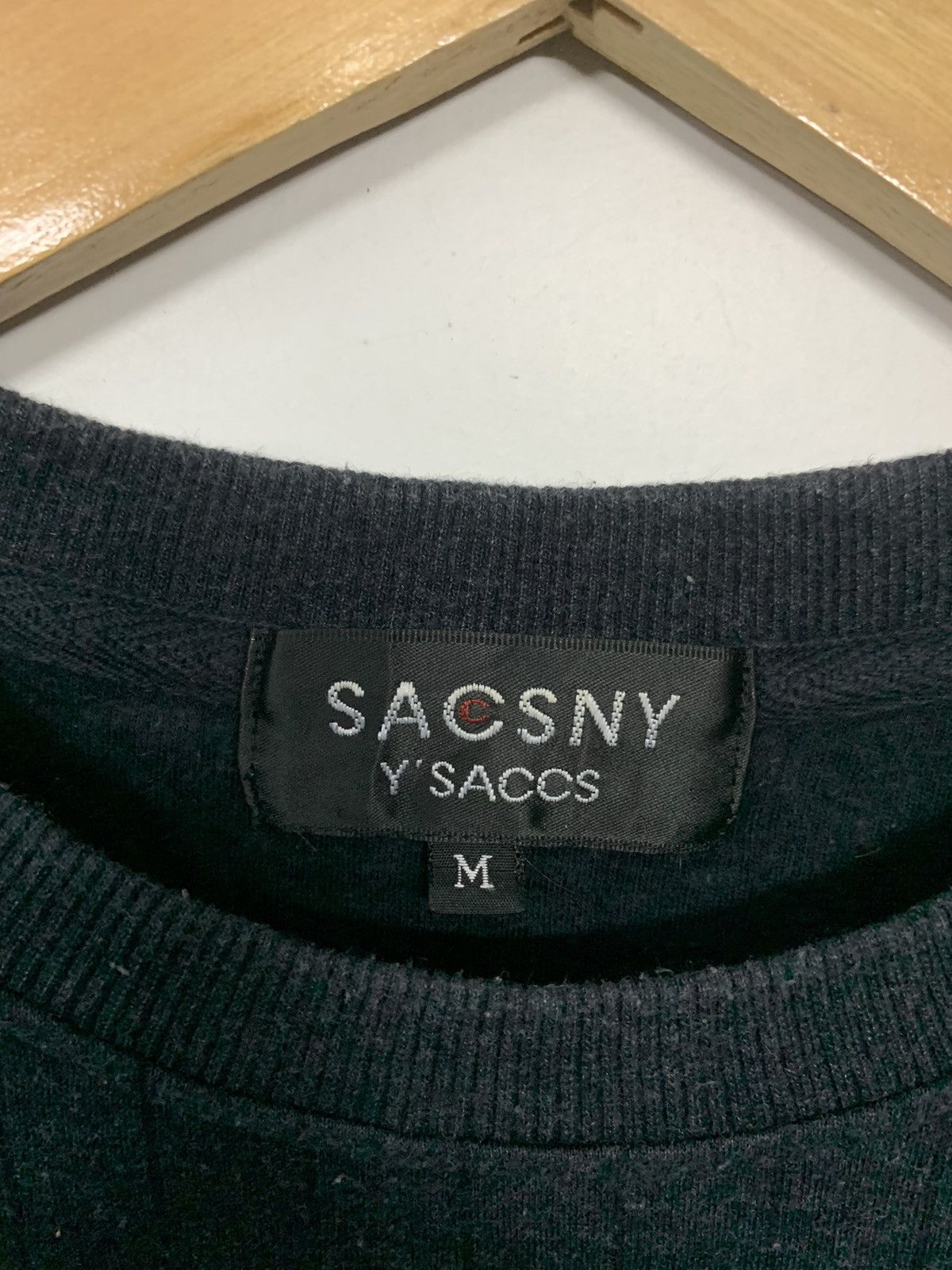 Japanese Brand × Y's × Y's for Men Sacsny Y'saccs Yohji Yamamoto Small Logo Longsleeve Shirt Size US M / EU 48-50 / 2 - 4 Thumbnail