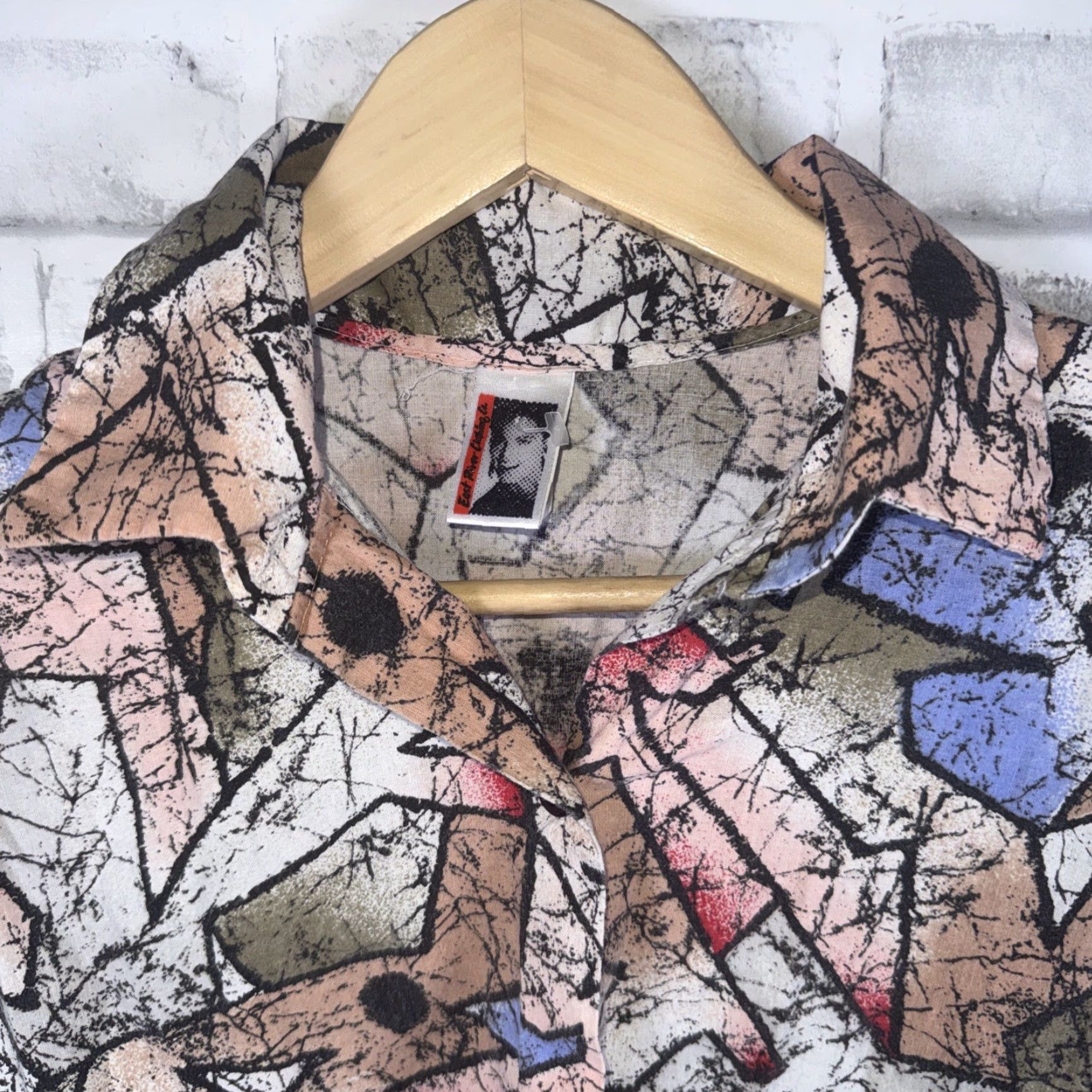 CO VTG East River Clothing Co Multicolor Button-Up Shirt Mens Size L USA Size US L / EU 52-54 / 3 - 2 Thumbnail
