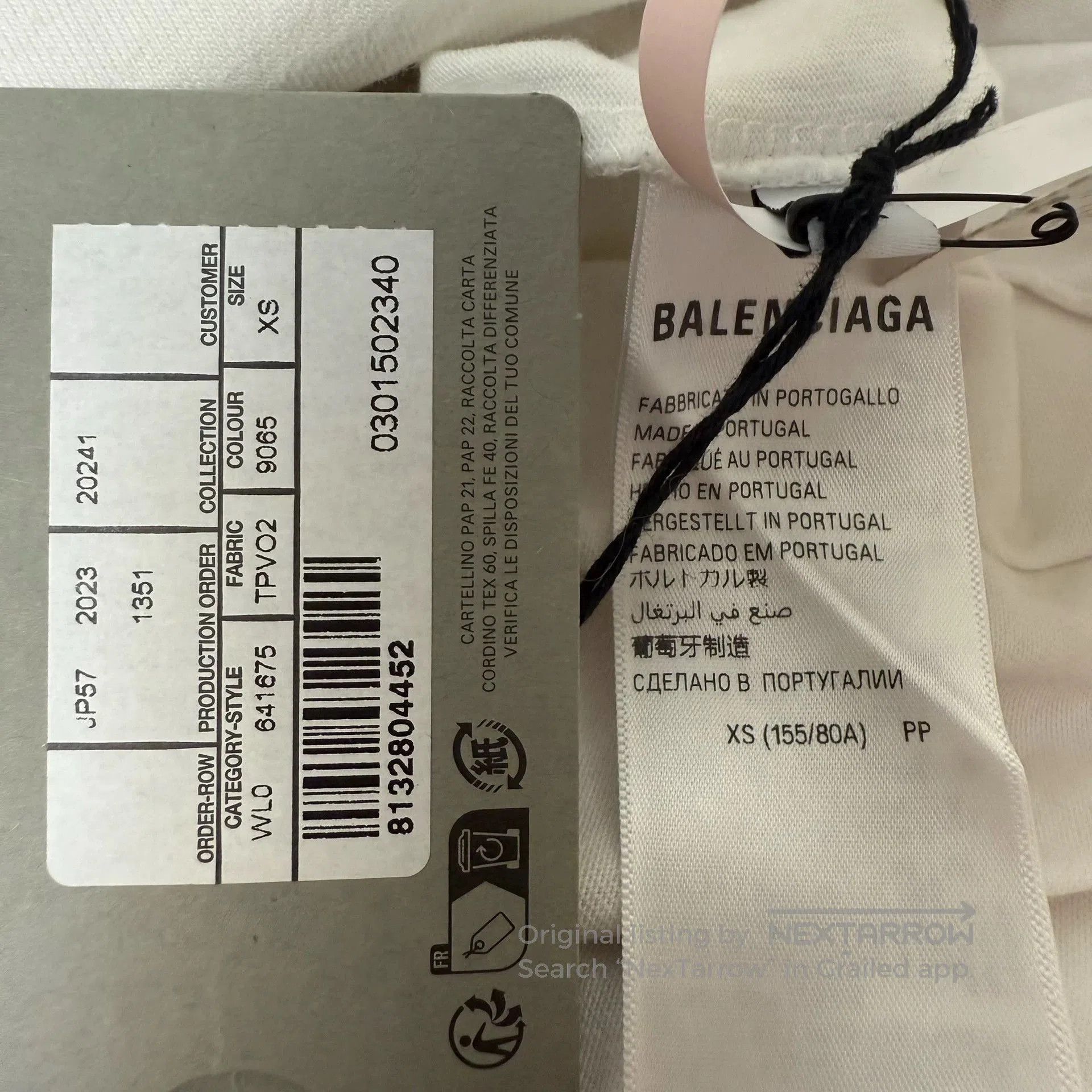 Balenciaga Balenciaga Year of Dragon White Tee. Size US XS / EU 42 / 0 - 4 Thumbnail