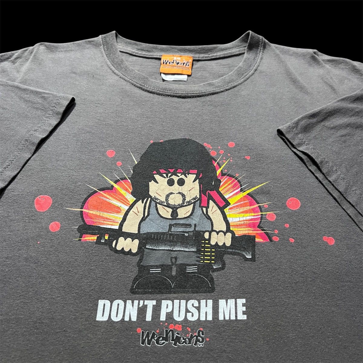 Vintage Vintage Y2K Weenicons Rambo Movie Parody Humor Funny Tee L Size US L / EU 52-54 / 3 - 1 Thumbnail