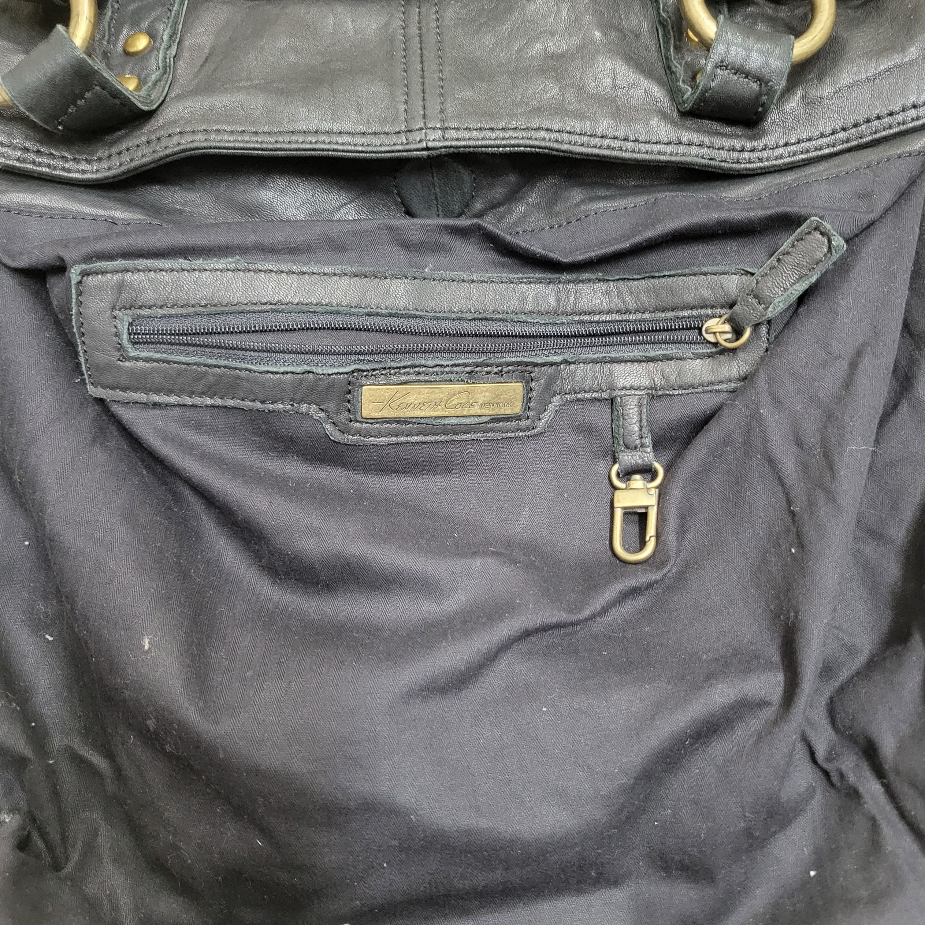Kenneth Cole Kenneth Cole New York Genuine Leather Satchel Shoulder Bag Size ONE SIZE - 12 Thumbnail