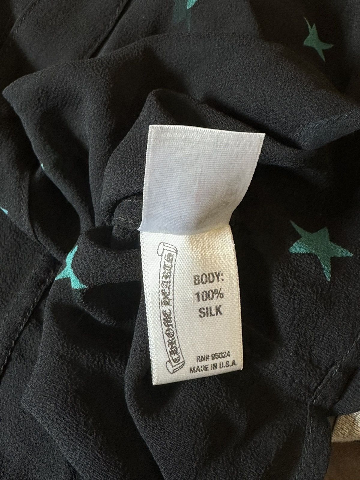 Chrome Hearts CHROME HEARTS SILK STAR BUTTON UP Size L / US 10 / IT 46 - 6 Thumbnail