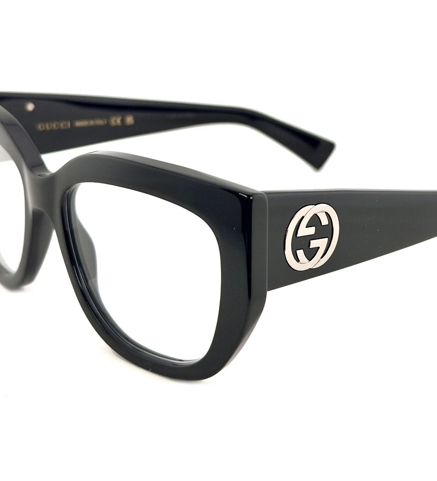 Gucci GUCCI GG1846O 1846 Black GG Silver Logo Bold Eyeglass 001 Size ONE SIZE - 8 Thumbnail