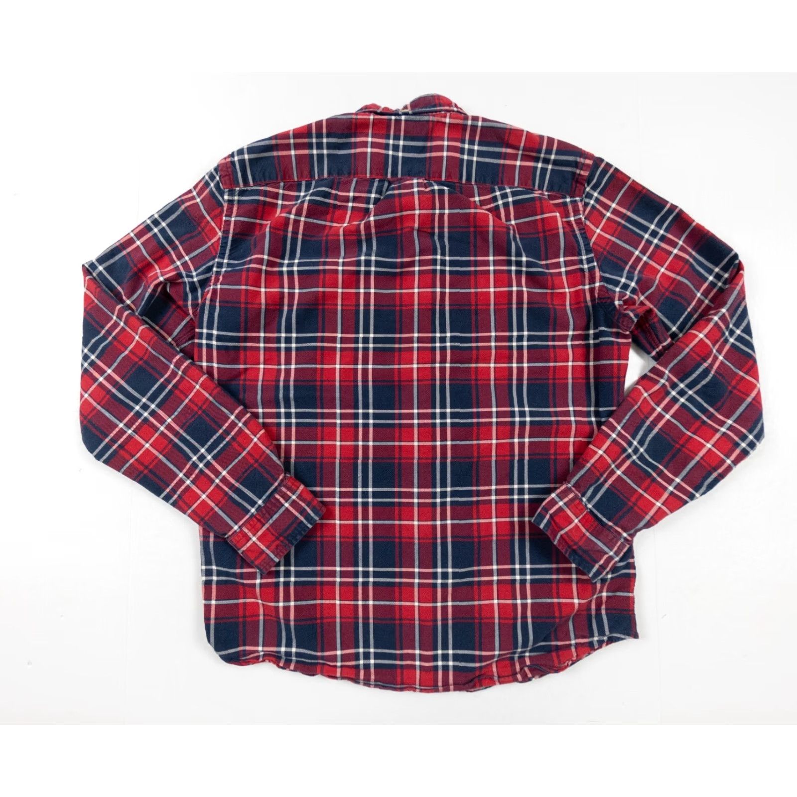 J.Crew J.CREW Shirt Men’s Medium Red Long Sleeve Button-Down Oxford Regular Fit Plaid 90s Preppy Button-Up Size US M / EU 48-50 / 2 - 5 Thumbnail