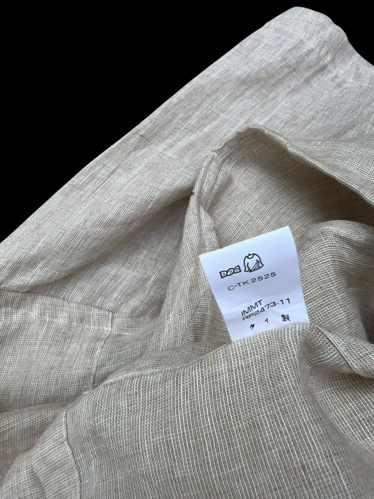 Issey Miyake Archive Issey Miyake im Product 100% Linen Shirt Size US M / EU 48-50 / 2 - 18 Thumbnail