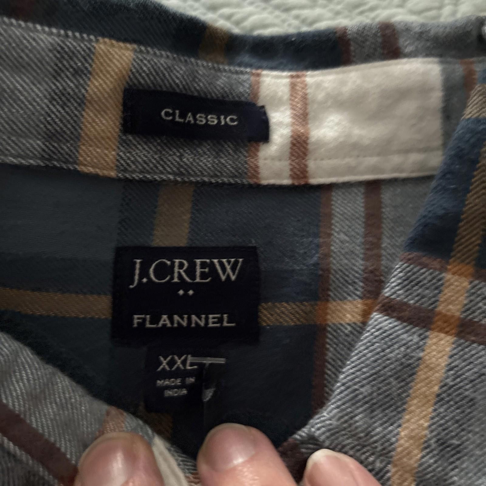 J.Crew J.CREW Men Midwght Flanl Shirt Cttn, Classic Fit, XXL Multi Size US XXL / EU 58 / 5 - 1 Thumbnail