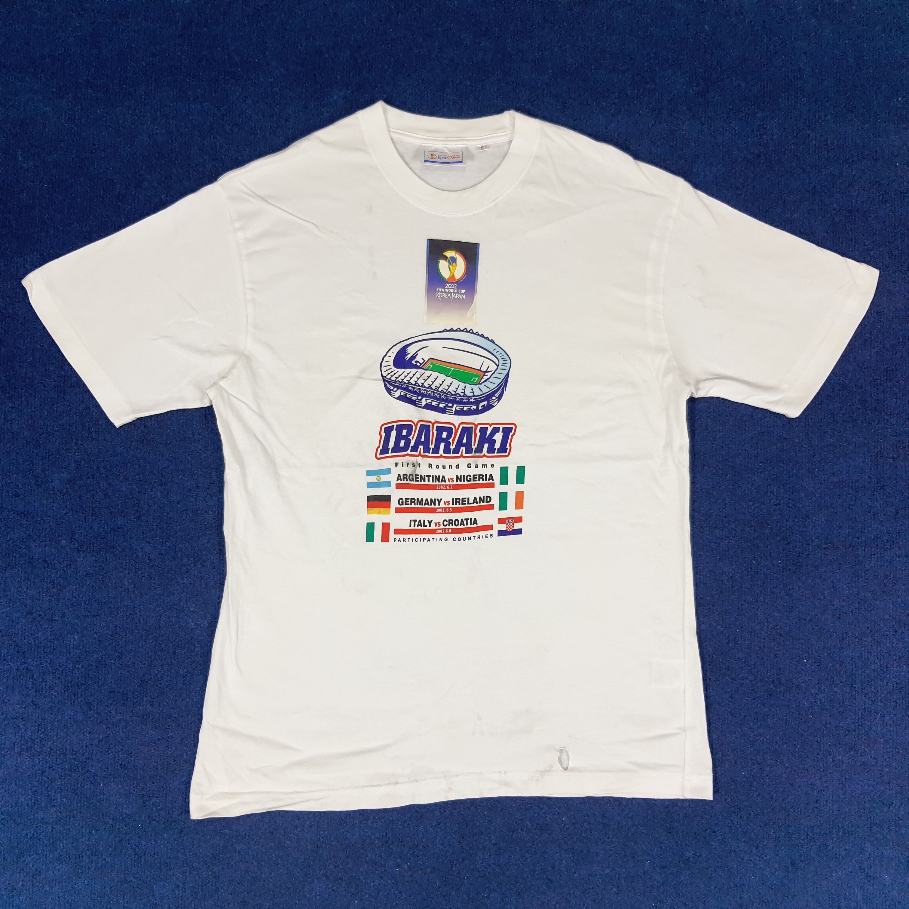 Vintage Vintage FIFA World Cup Korea Japan 2002 Soccer T-shirts Size US L / EU 52-54 / 3 - 1 Thumbnail