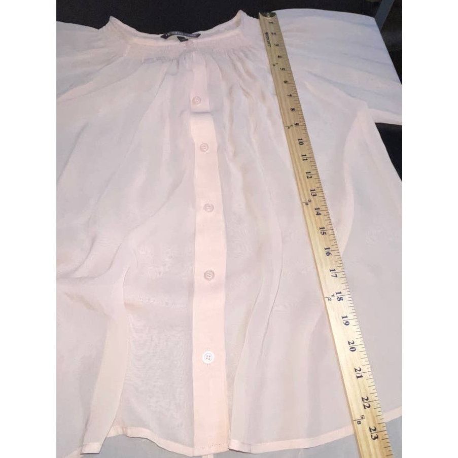 Victoria's Secret Victoria's Secret Pale Pink Sheer Blouse Size Small Size S / US 4 / IT 40 - 6 Thumbnail