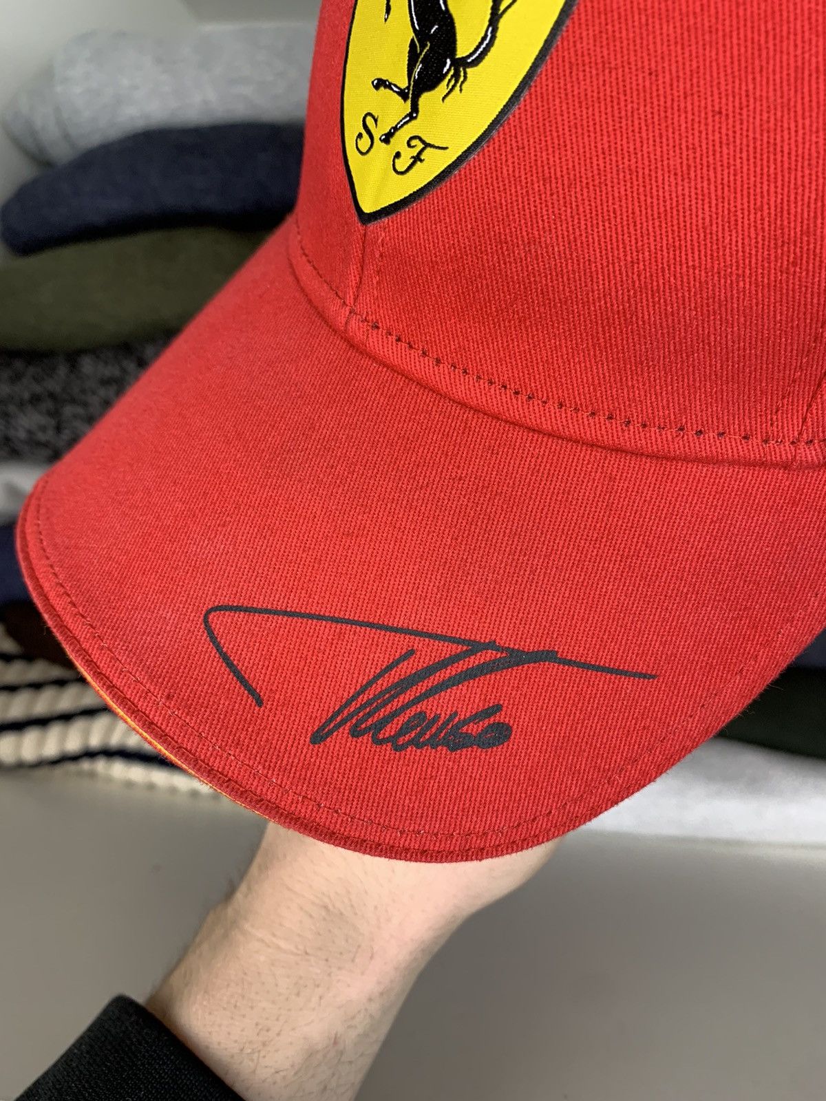 Ferrari Scuderia Ferrari Big Logo Cap Hat Size ONE SIZE - 4 Thumbnail