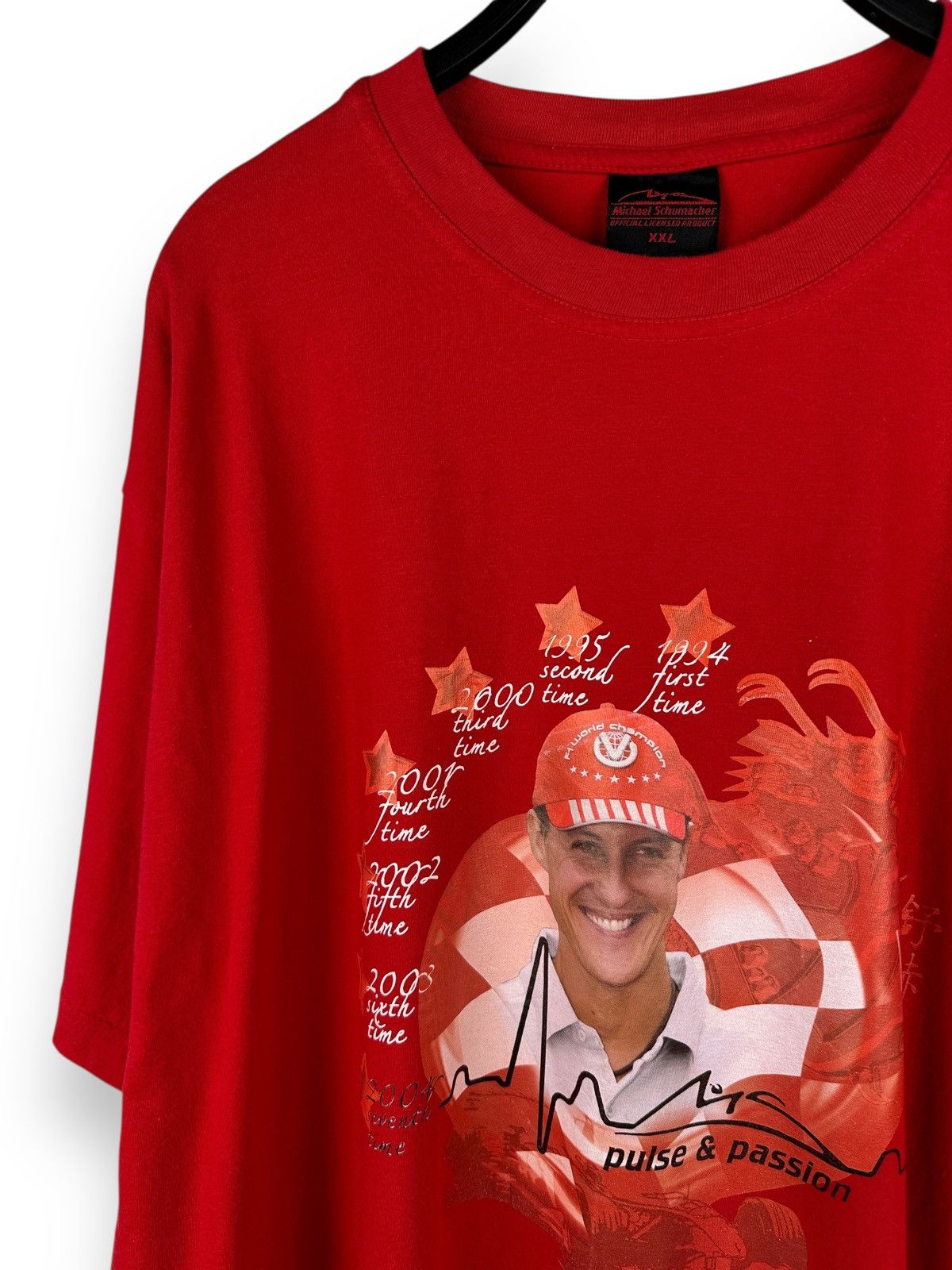 Ferrari × Vintage Michael Schumacher Pulse Passion F1 Time Champion T-Shirt Size US XXL / EU 58 / 5 - 2 Thumbnail