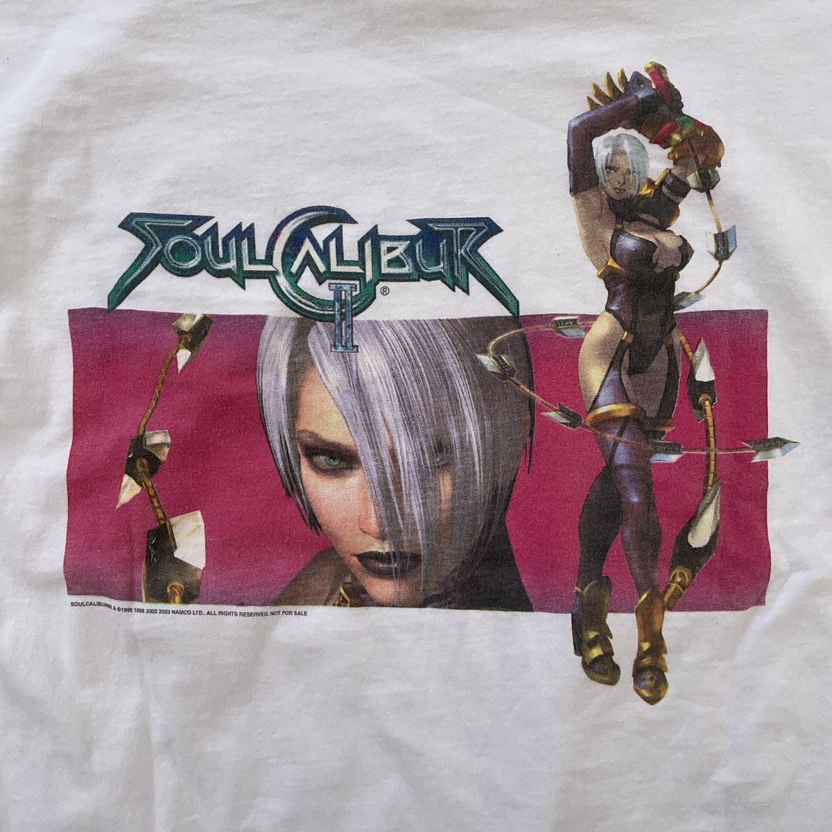 Vintage 2003 Soul Calibur II Ivy Valentine Video Game Shirt