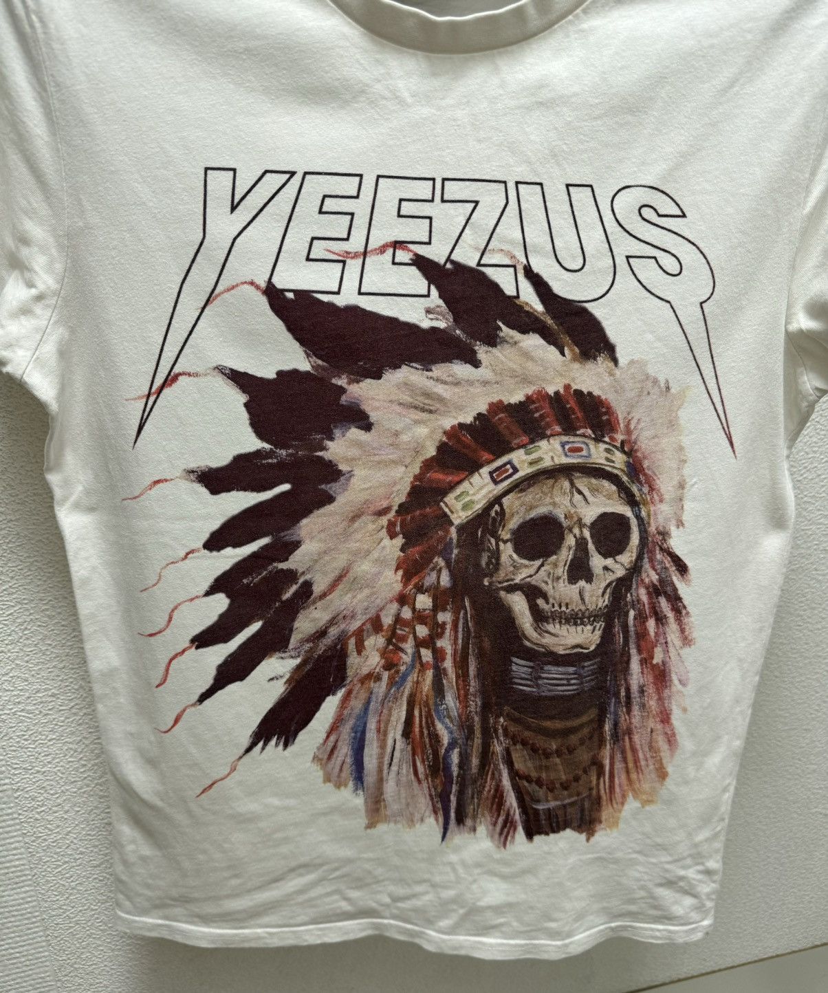 Rap Tees Kanye West Yeezus Tour white t-shirt S-M sz Rap tee KANYEW Size US S / EU 44-46 / 1 - 6 Thumbnail