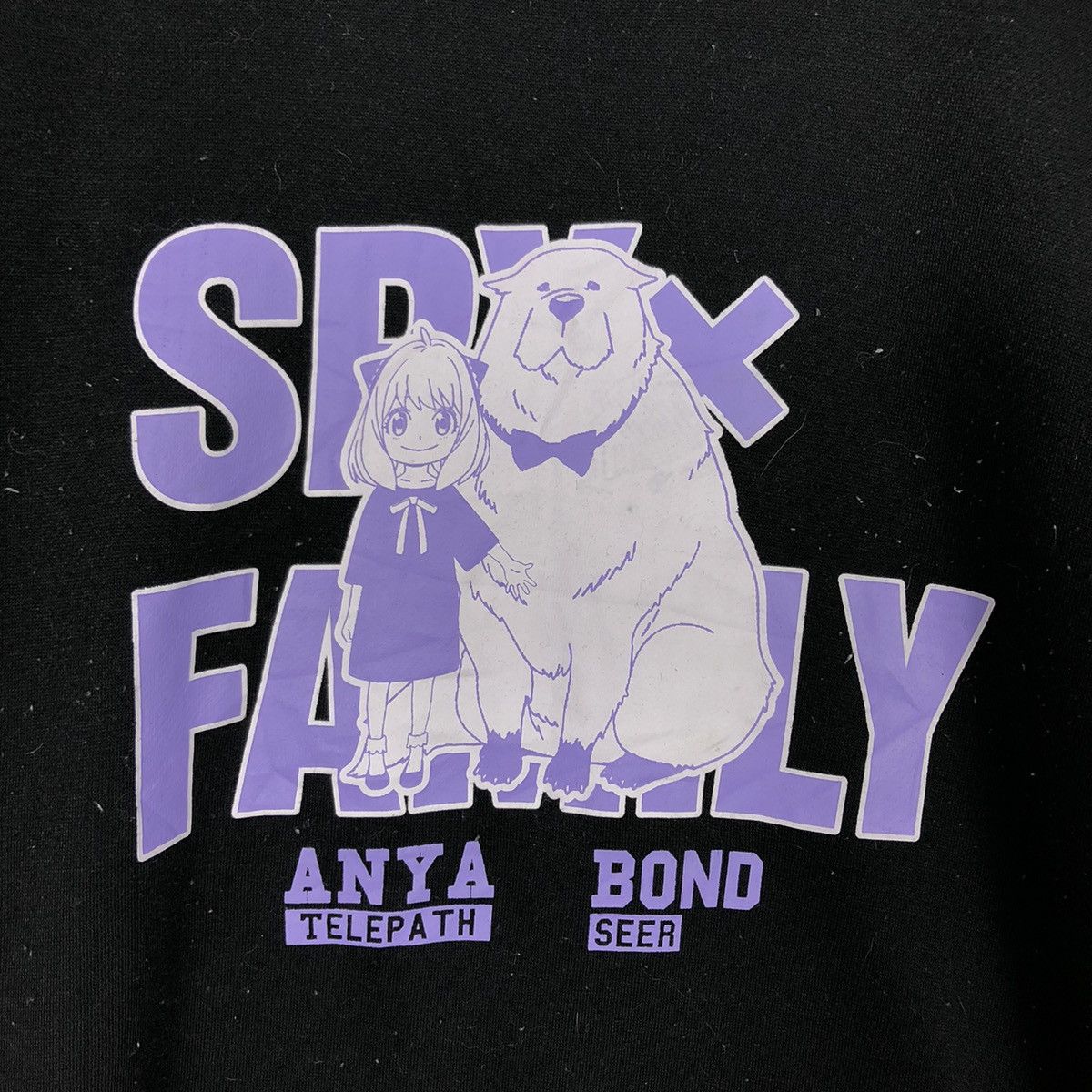 Cartoon Network × Japanese Brand 📌Vintage Sweatshirt Cartoon Spy Family Big Logo Size US L / EU 52-54 / 3 - 13 Thumbnail