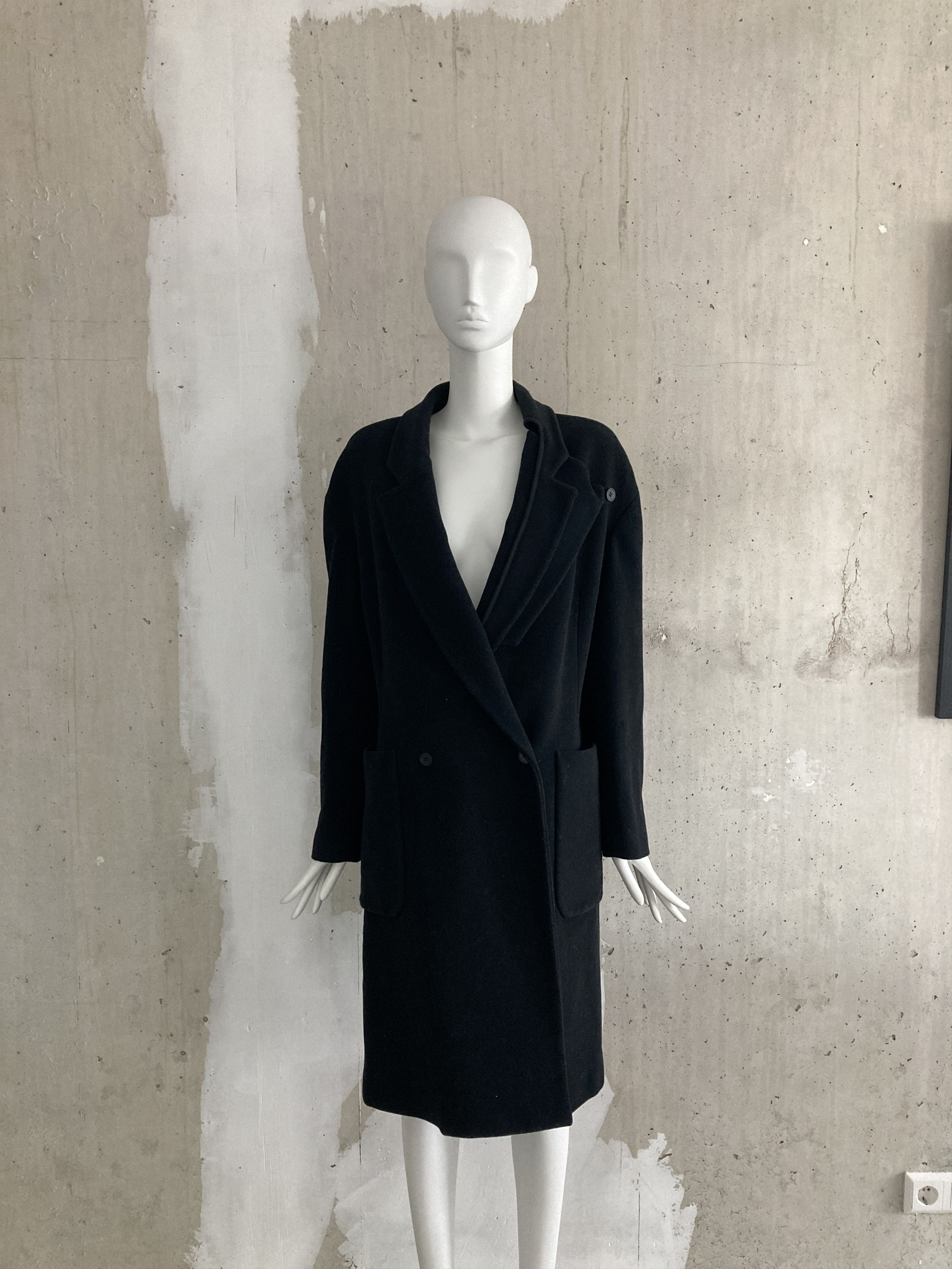 Hussein Chalayan Early 2000's Deconstructed Wool Coat Size M / US 6-8 / IT 42-44 - 1 Thumbnail