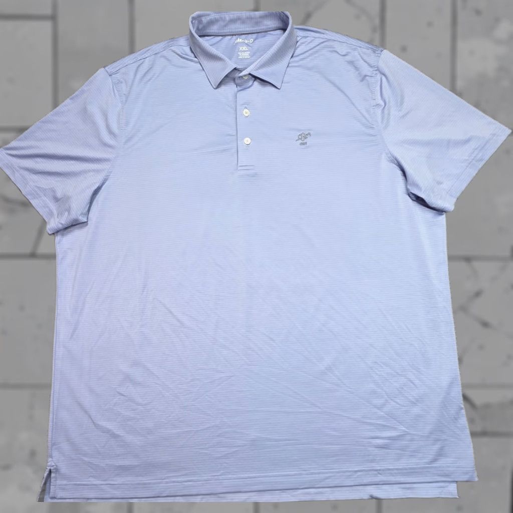 johnnie-O johnnie-O Polo Shirt Men 2XL Short Sleeve Purple Plum Crazy Starmount Logo embroidered Button-Up Casual Activewear Polo Clothing Size US XXL / EU 58 / 5 - 1 Thumbnail