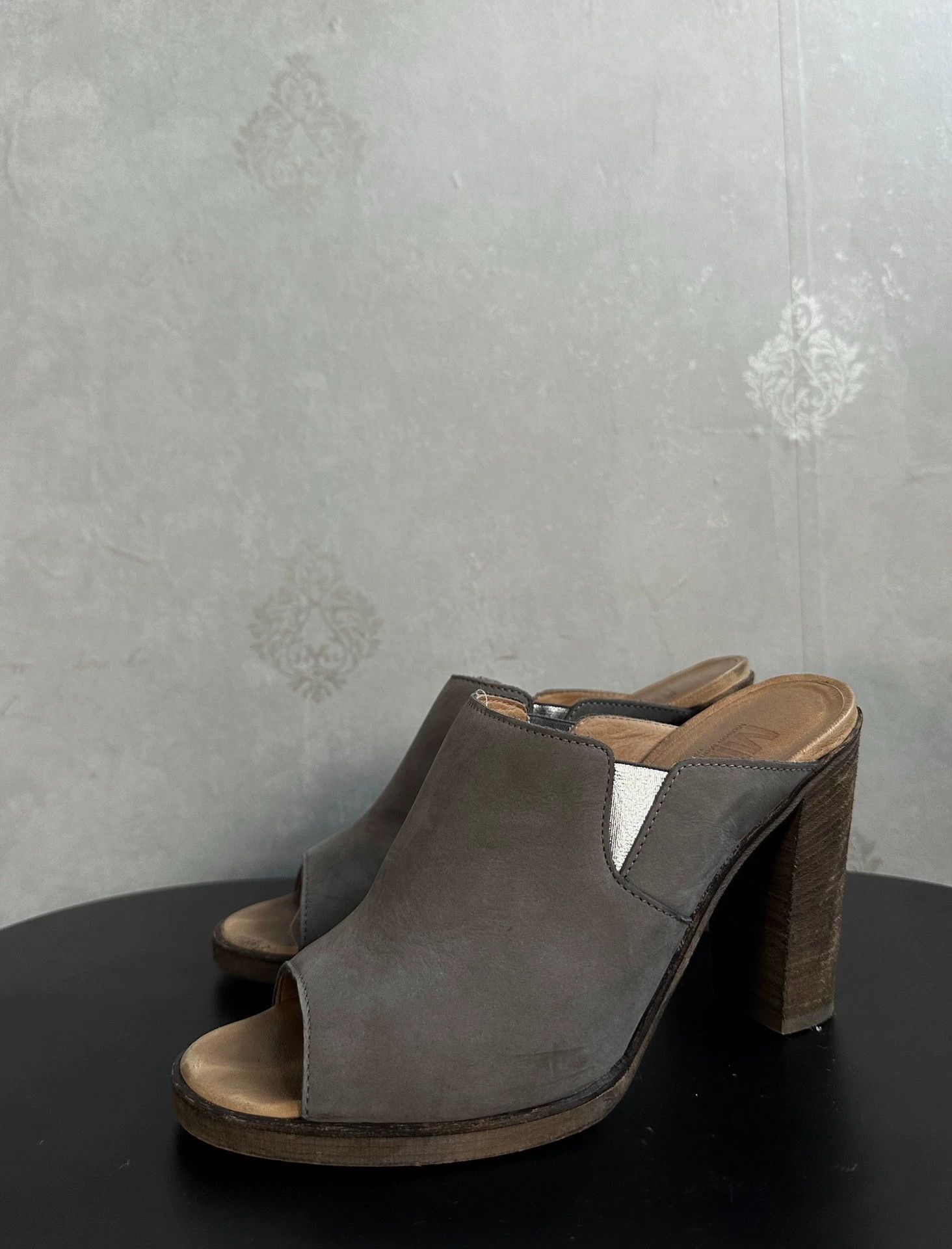 Maison Margiela Maison Margiela MM6 Open-Toe Suede High Heels Size US 7 / IT 37 - 3 Thumbnail
